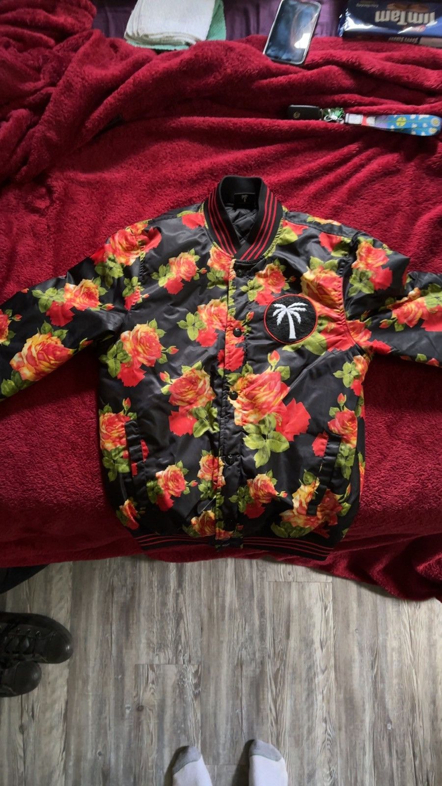 BLVD Blvd rose bomber jacket Size US M / EU 48-50 / 2 - 1 Thumbnail