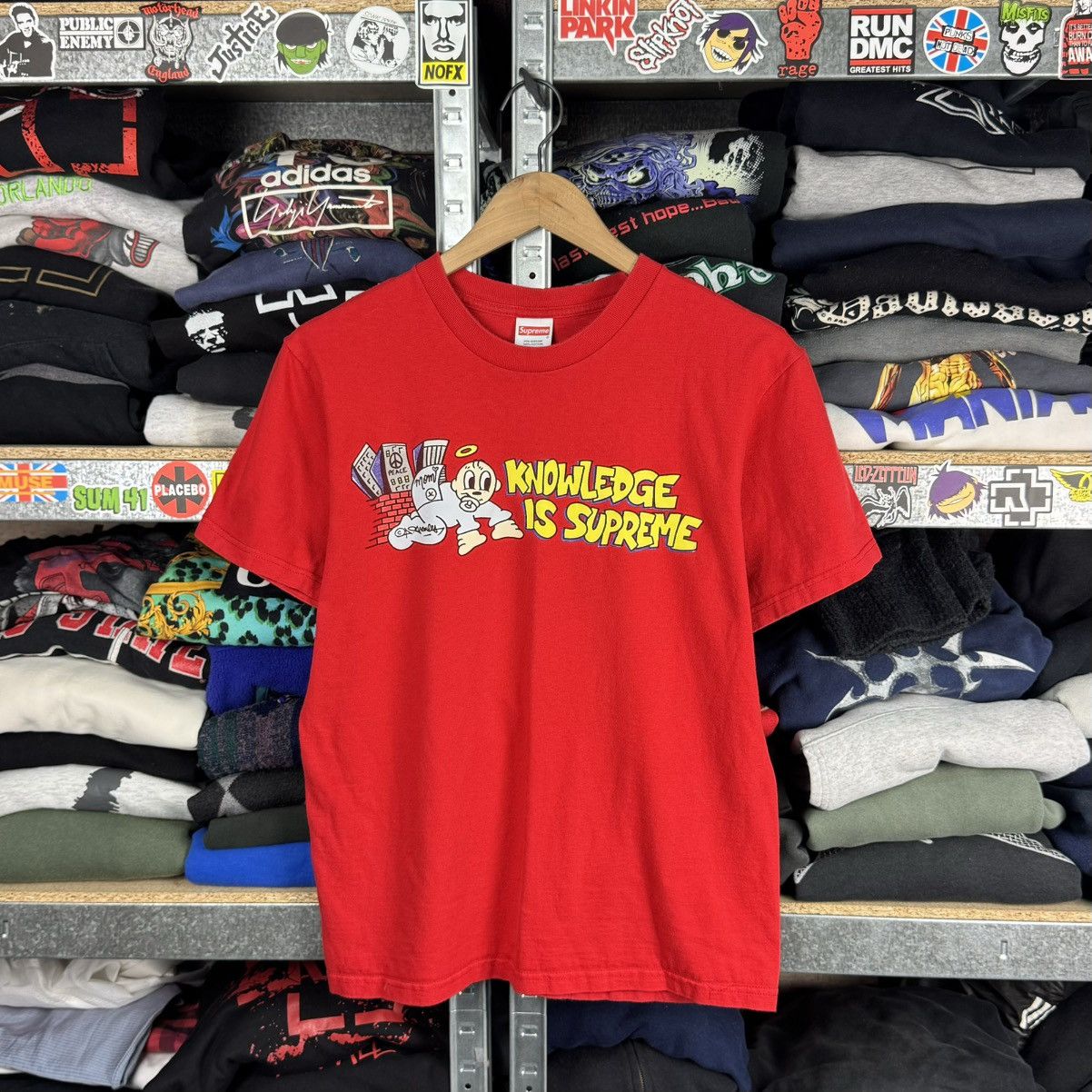 Supreme SS22 SUPREME KNOWLEDGE T-SHIRT TEE SIZE SMALL Size US S / EU 44-46 / 1 - 1 Thumbnail