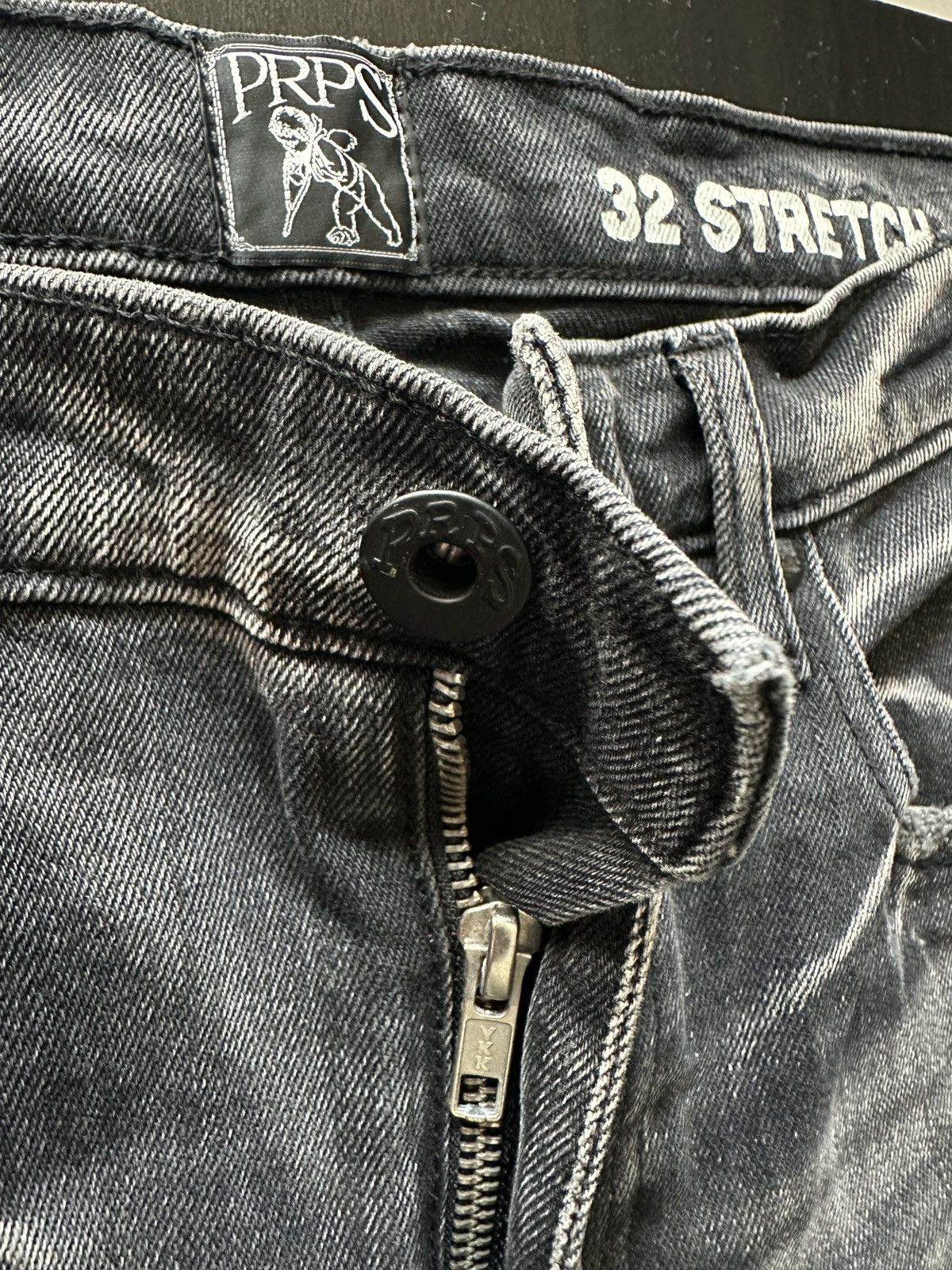 Prps PRPS “SOUL / Marvin Gaye Inspired” Distressed– Black W32 Size US 32 / EU 48 - 4 Thumbnail