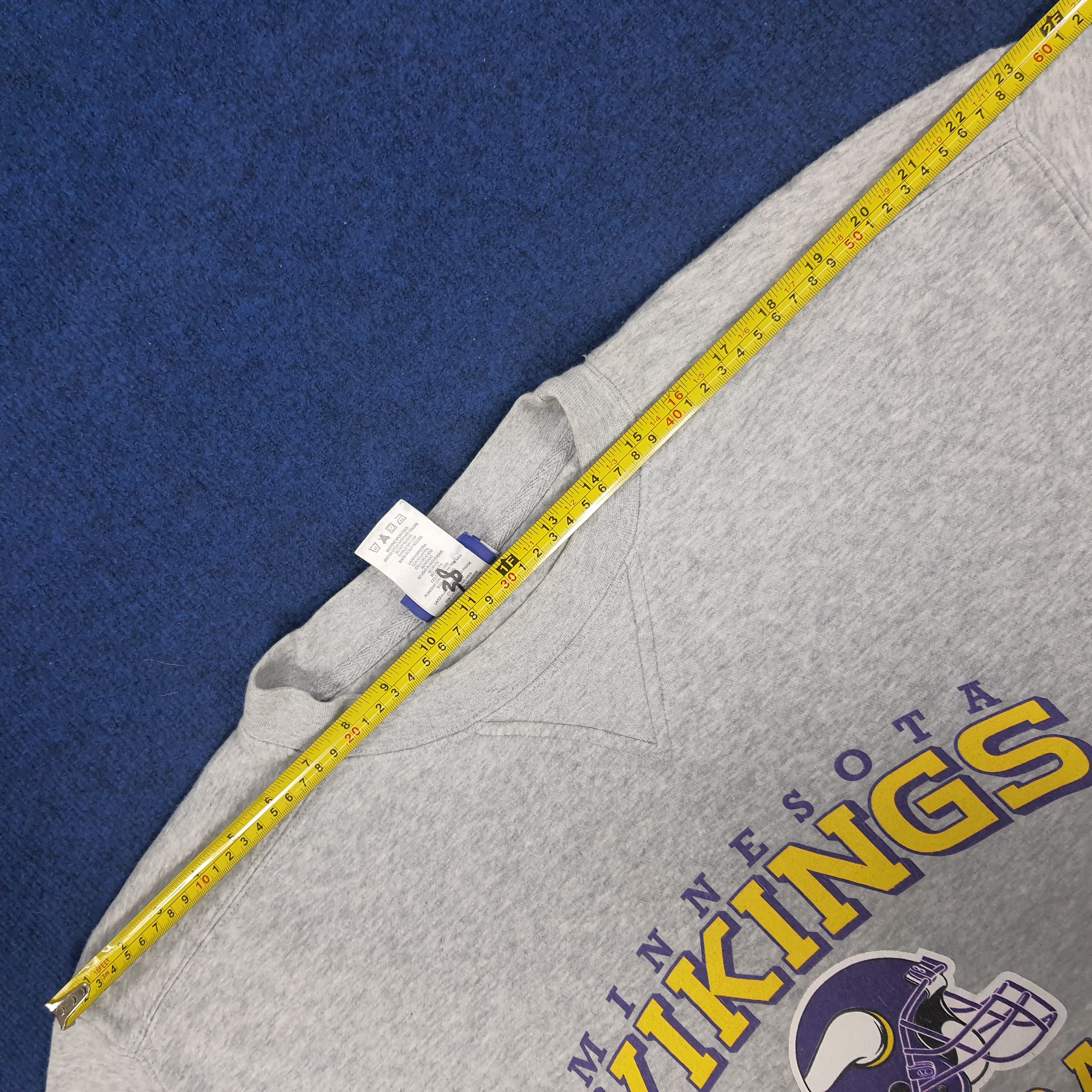 NFL × Vintage Vintage NFL Minnesota Vikings Football Team Sweatshirts Size US XL / EU 56 / 4 - 9 Thumbnail