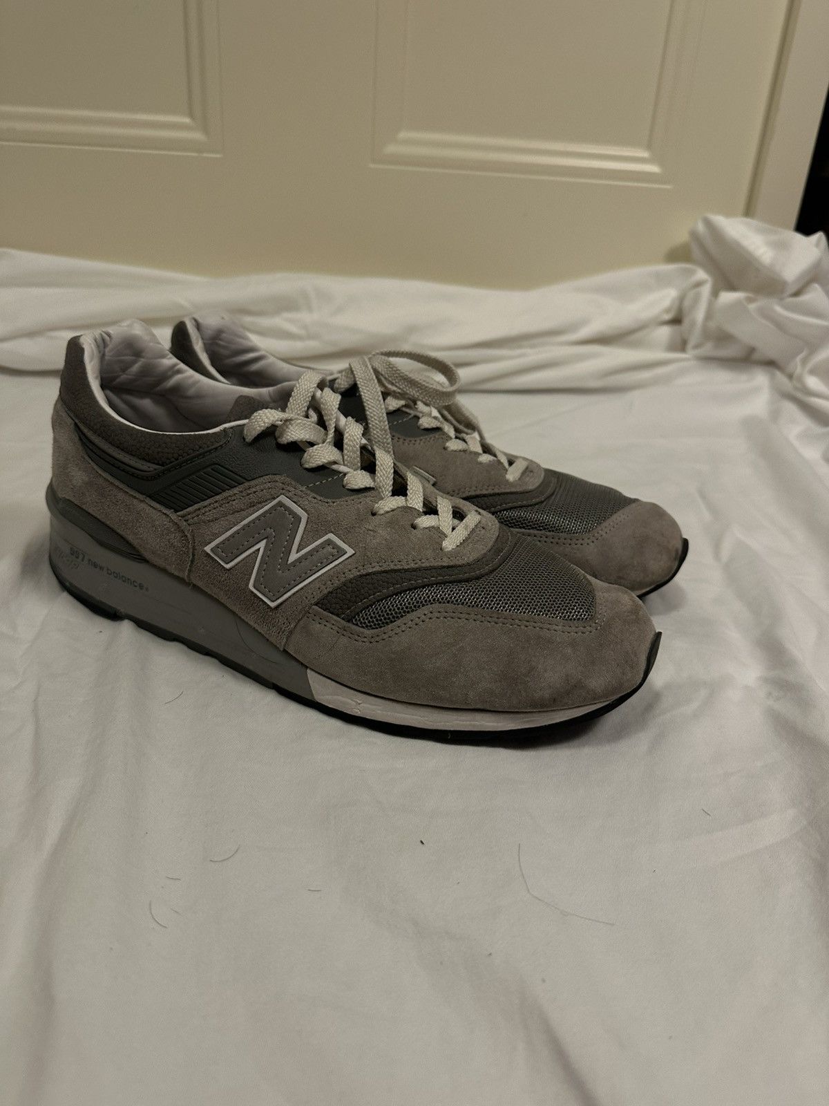 New Balance New Balance 997 Made in USA Grey sneakers Size US 12 / EU 45 - 2 Thumbnail