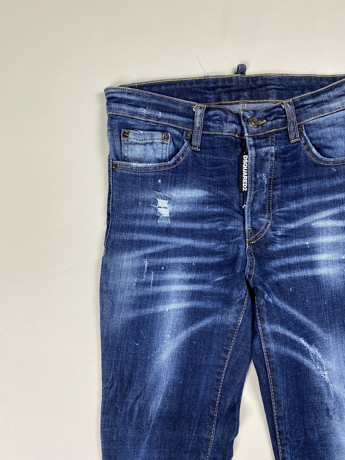 Dsquared2 Dsquared 2 ladies distressed denim jeans size 42 Size 28" / US 6 / IT 42 - 6 Thumbnail