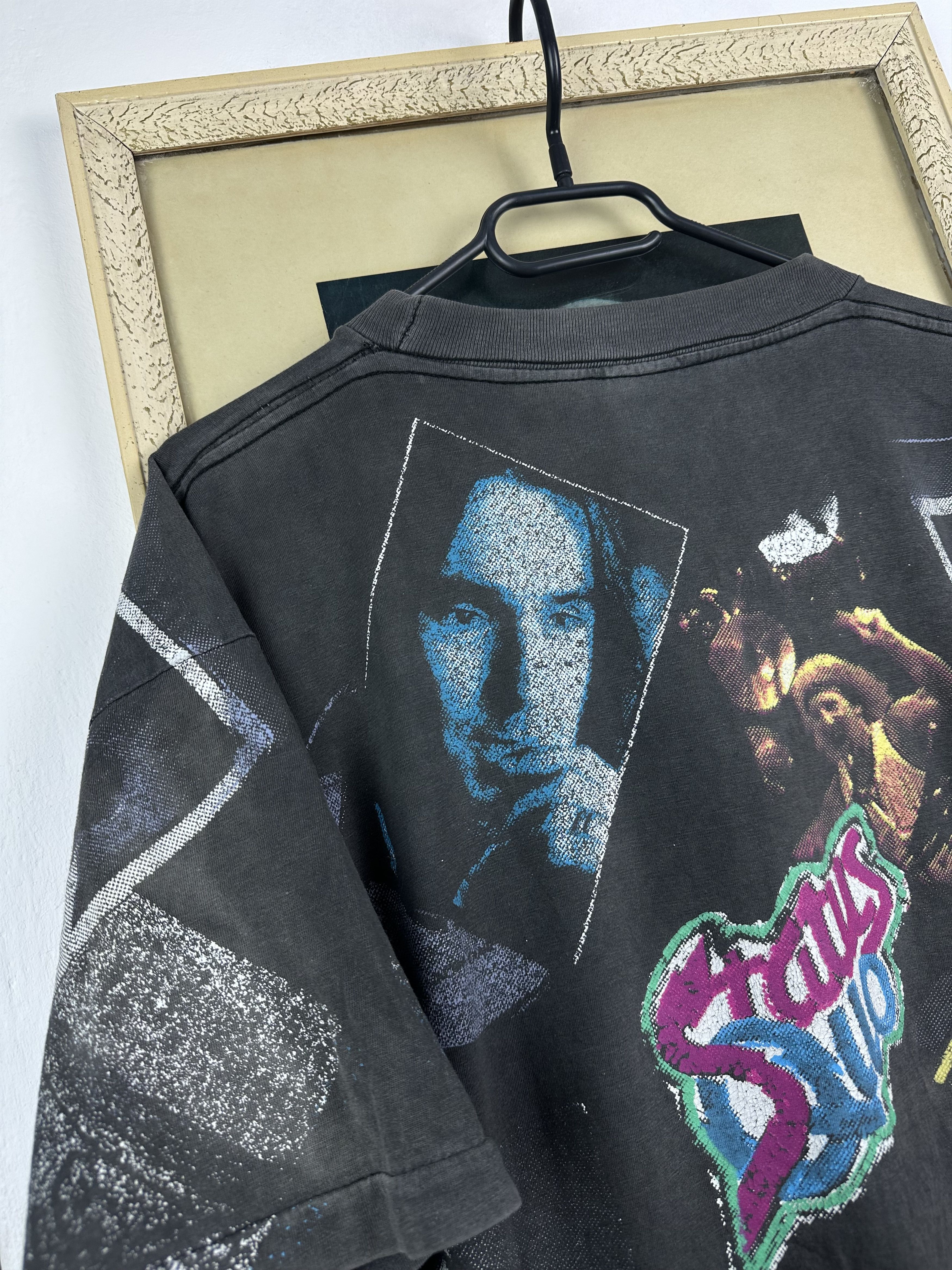 Band Tees Rare Vintage Status Quo 1991 Tour Rock Shirt Tee Over Print Size US XL / EU 56 / 4 - 14 Thumbnail
