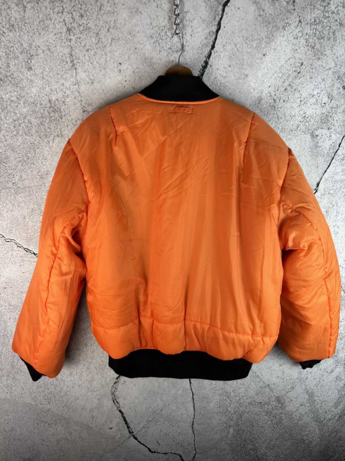 Vintage Vintage MA-1 Flyer’s Bomber USA Army nylon Jackets Size US L / EU 52-54 / 3 - 4 Thumbnail