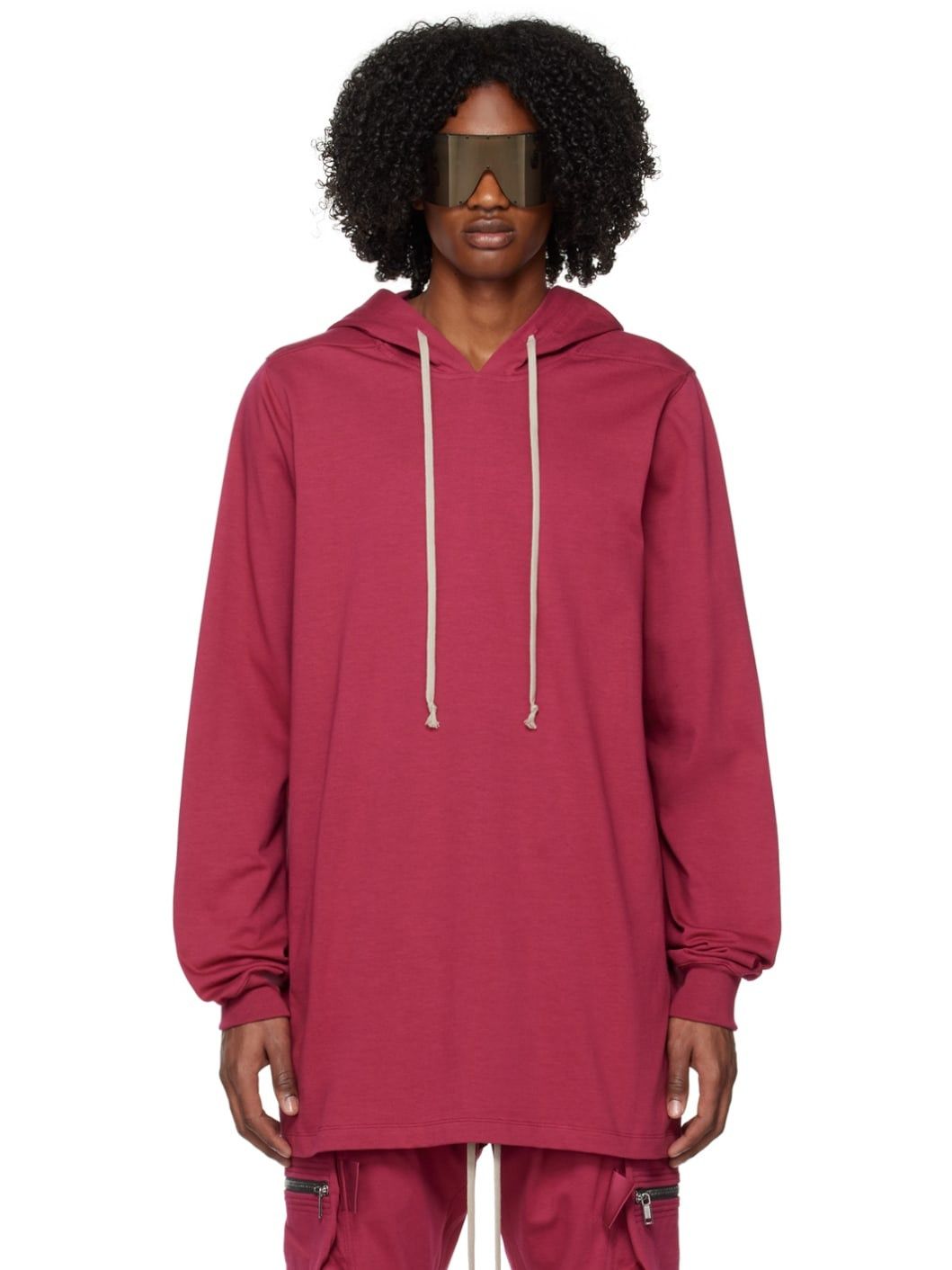 Rick Owens o1y0325 Hoodie in Mauve Size US XS / EU 42 / 0 - 1 Thumbnail