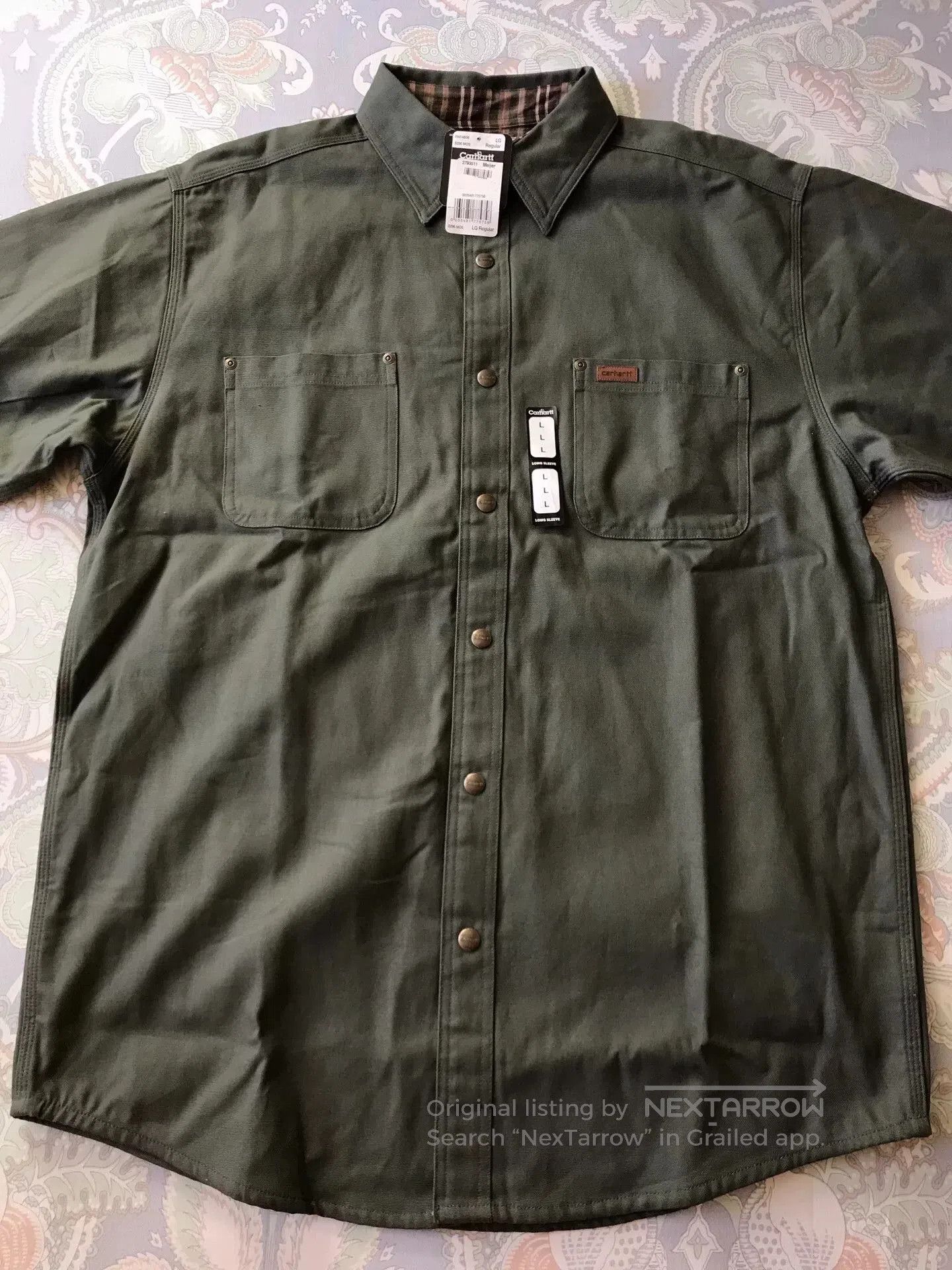 Carhartt Carhartt S296 MOS Work Shirt Jacket. Size US L / EU 52-54 / 3 - 4 Thumbnail