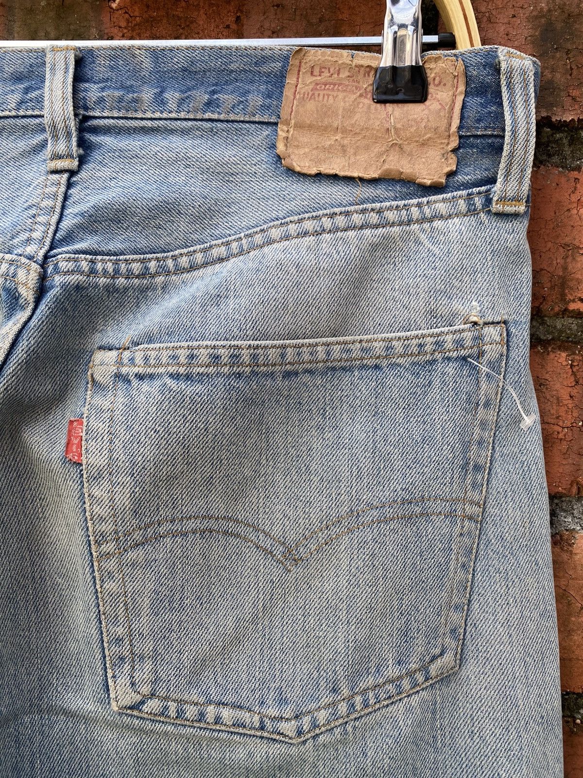 Levi's × Levi's Vintage Clothing × Vintage W33x29 Vintage levi's 501 redline made in USA #6 Size US 33 - 3 Thumbnail