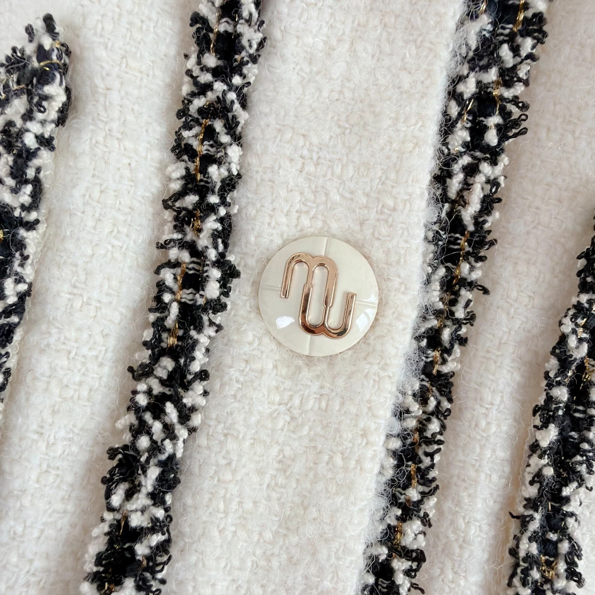 Maje Maje White Cardigan 36 8594 Size S / US 4 / IT 40 - 6 Thumbnail