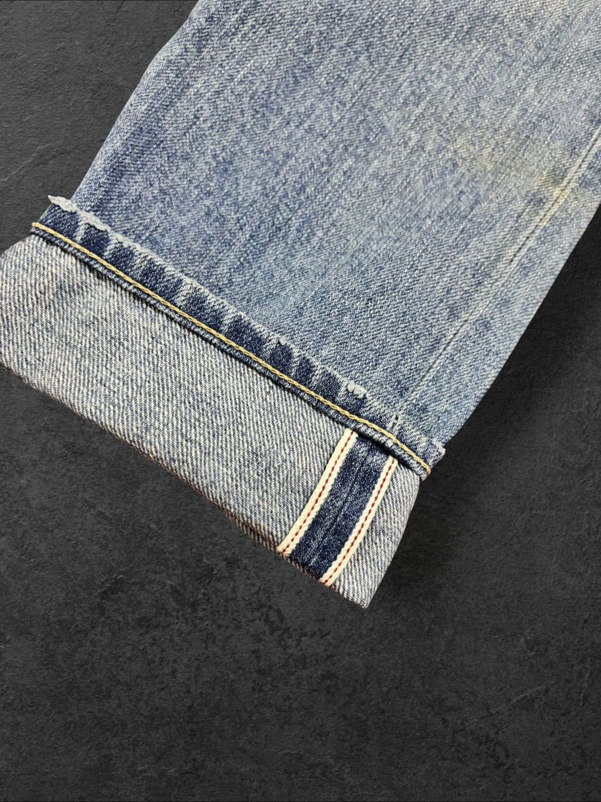Edition Japan Japan Another Edition Faded Selvedge Distress Jeans Size US 30 / EU 46 - 5 Thumbnail