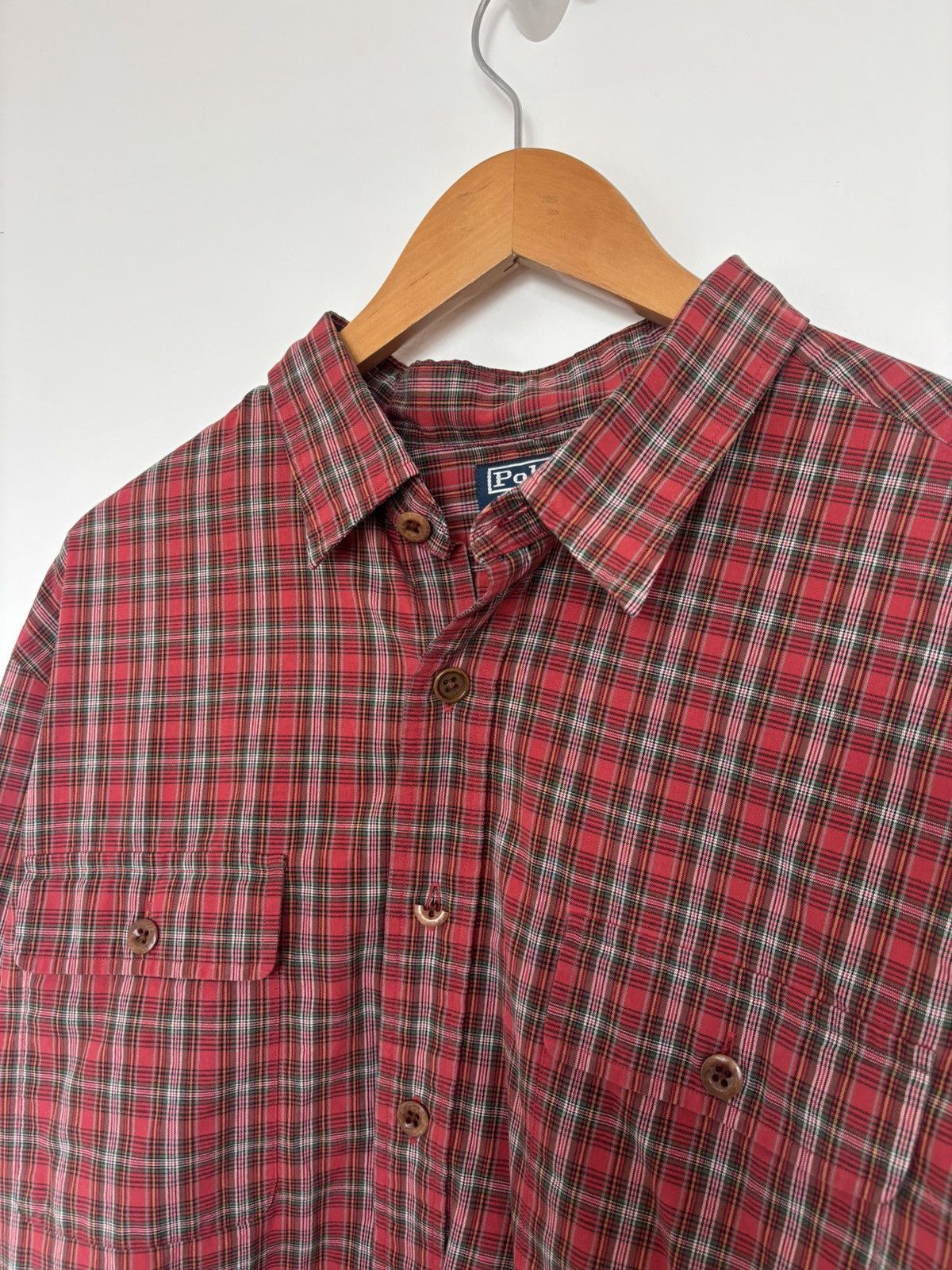 Polo Ralph Lauren Polo l Ralph Lauren Plaid Flannel Suede Elbow Patches XXL Size US XXL / EU 58 / 5 - 4 Thumbnail