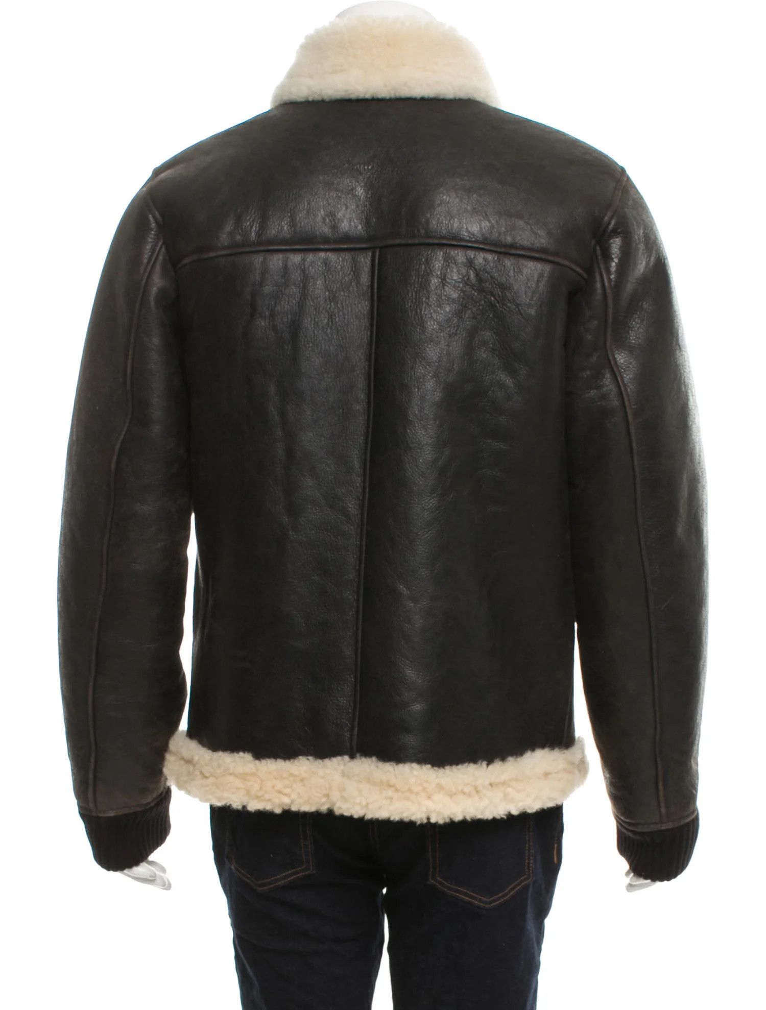 A.P.C. × Louis W. o1tko11224 Shearling Jacket in Dark Brown Size US M / EU 48-50 / 2 - 3 Thumbnail