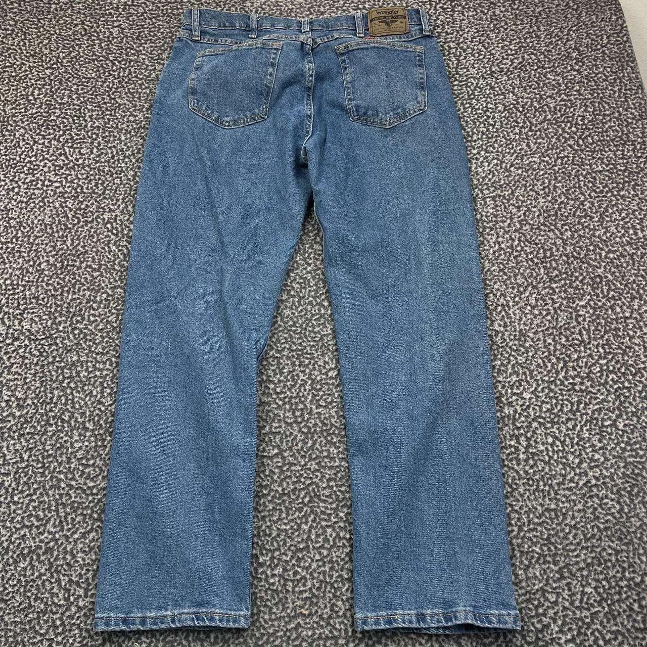 Wrangler Wrangler Jeans Men 36x30 Straight Fit Denim Pants Cotton Size US 36 / EU 52 - 2 Thumbnail