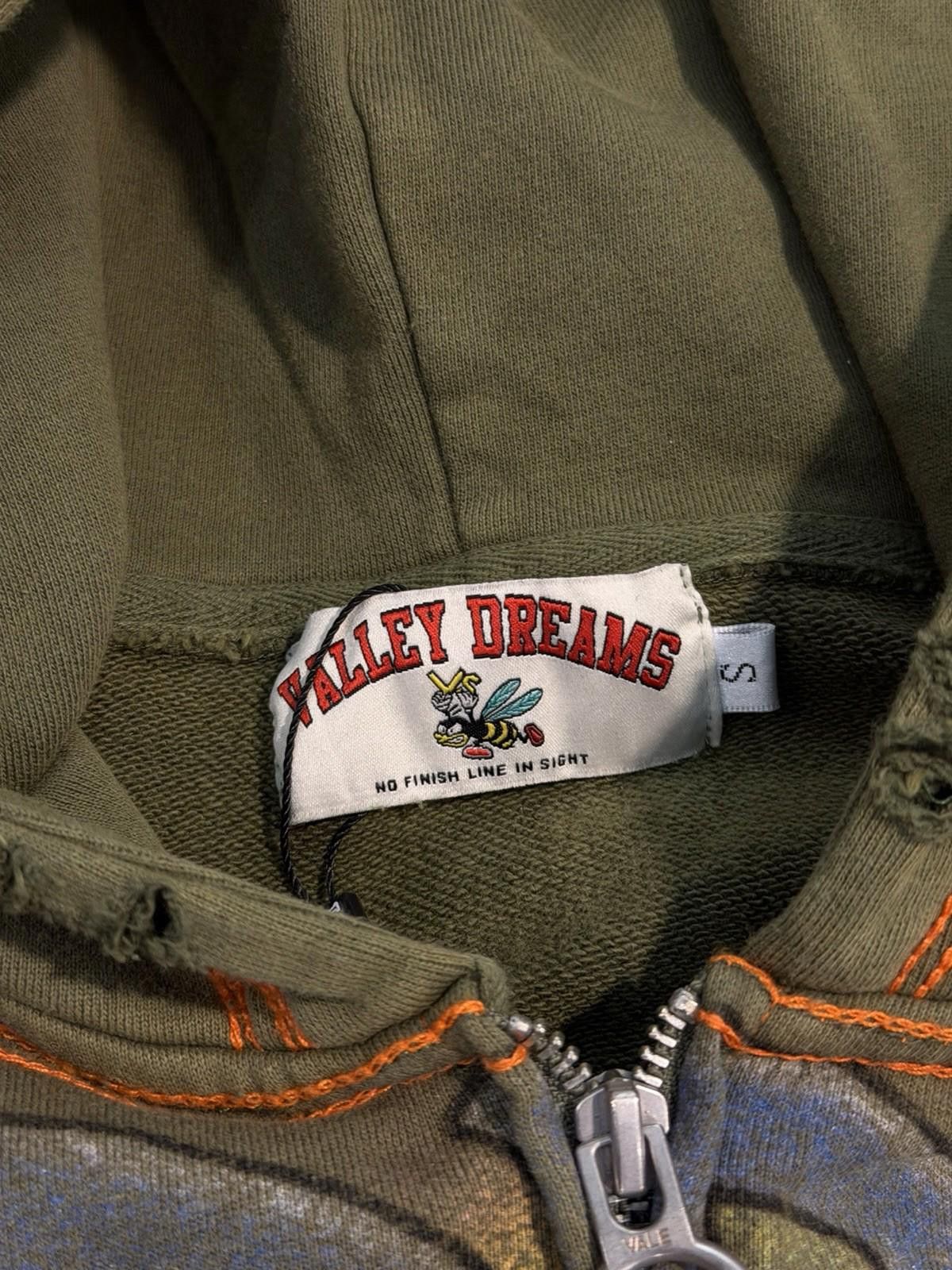 Vale Size Small - Vale Zip Up Hoodie Authentic Valley Fire Green Size US S / EU 44-46 / 1 - 7 Thumbnail