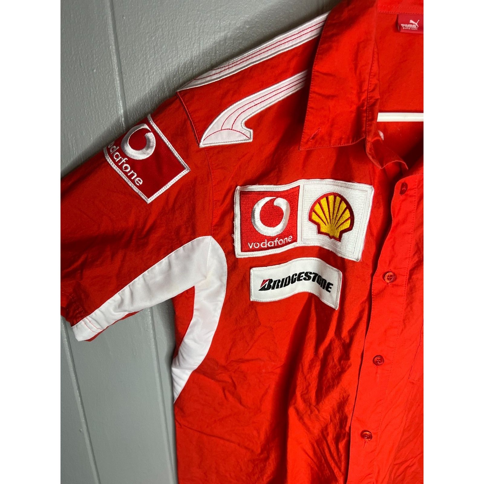 Ferrari × Puma Puma Ferrari Scuderia sponsor Men Small Orange Short Sleeve Size US S / EU 44-46 / 1 - 3 Thumbnail