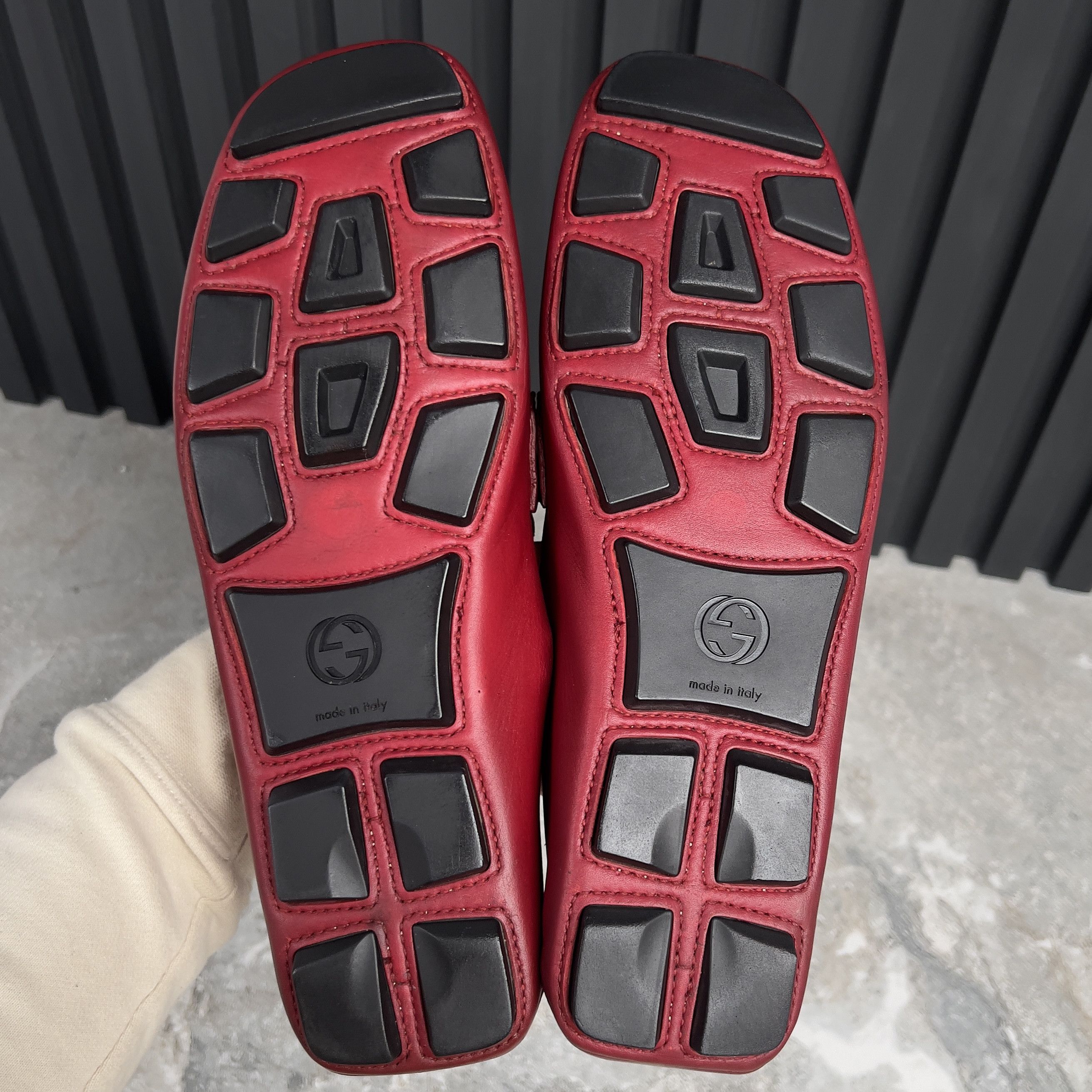 Gucci Gucci Marmont Double GG Web Driving Moccasin Leather Size US 8.5 / EU 41-42 - 11 Thumbnail