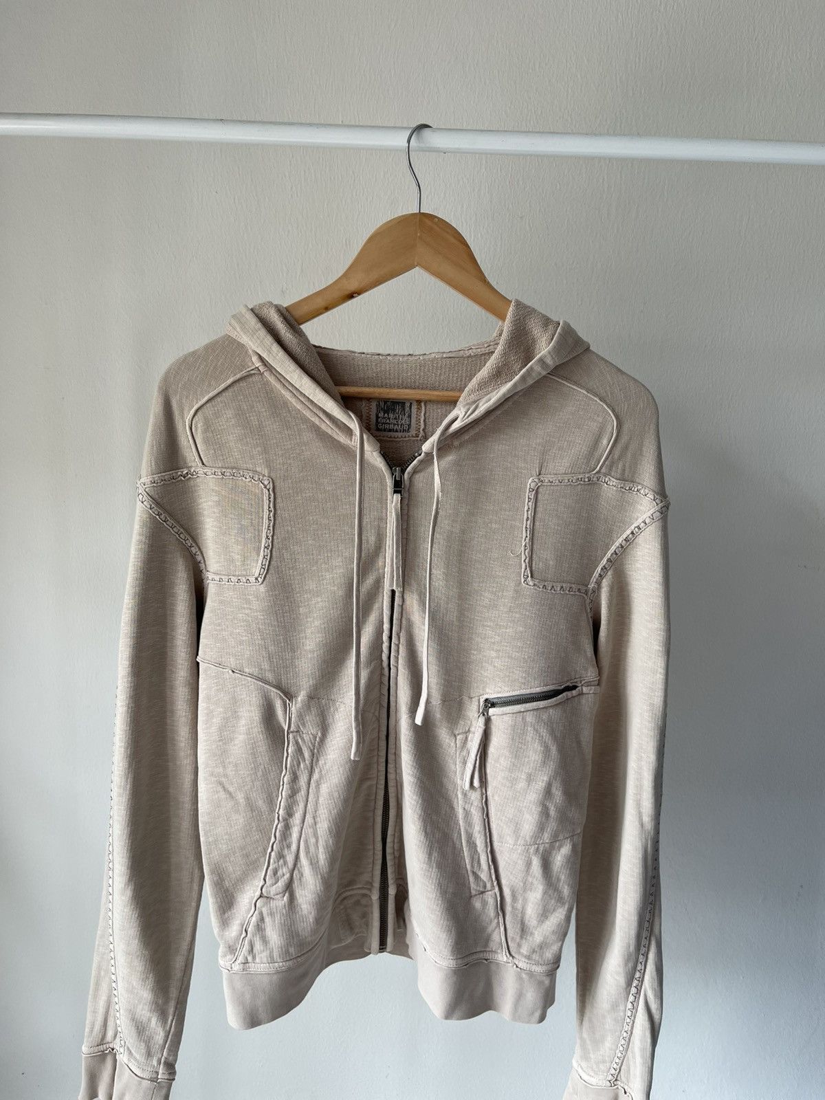 If Six Was Nine × Marithe + Francois Girbaud 2000s Marithe Francois Girbaud Cut & Sew Zip Hoodie Size US S / EU 44-46 / 1 - 3 Thumbnail