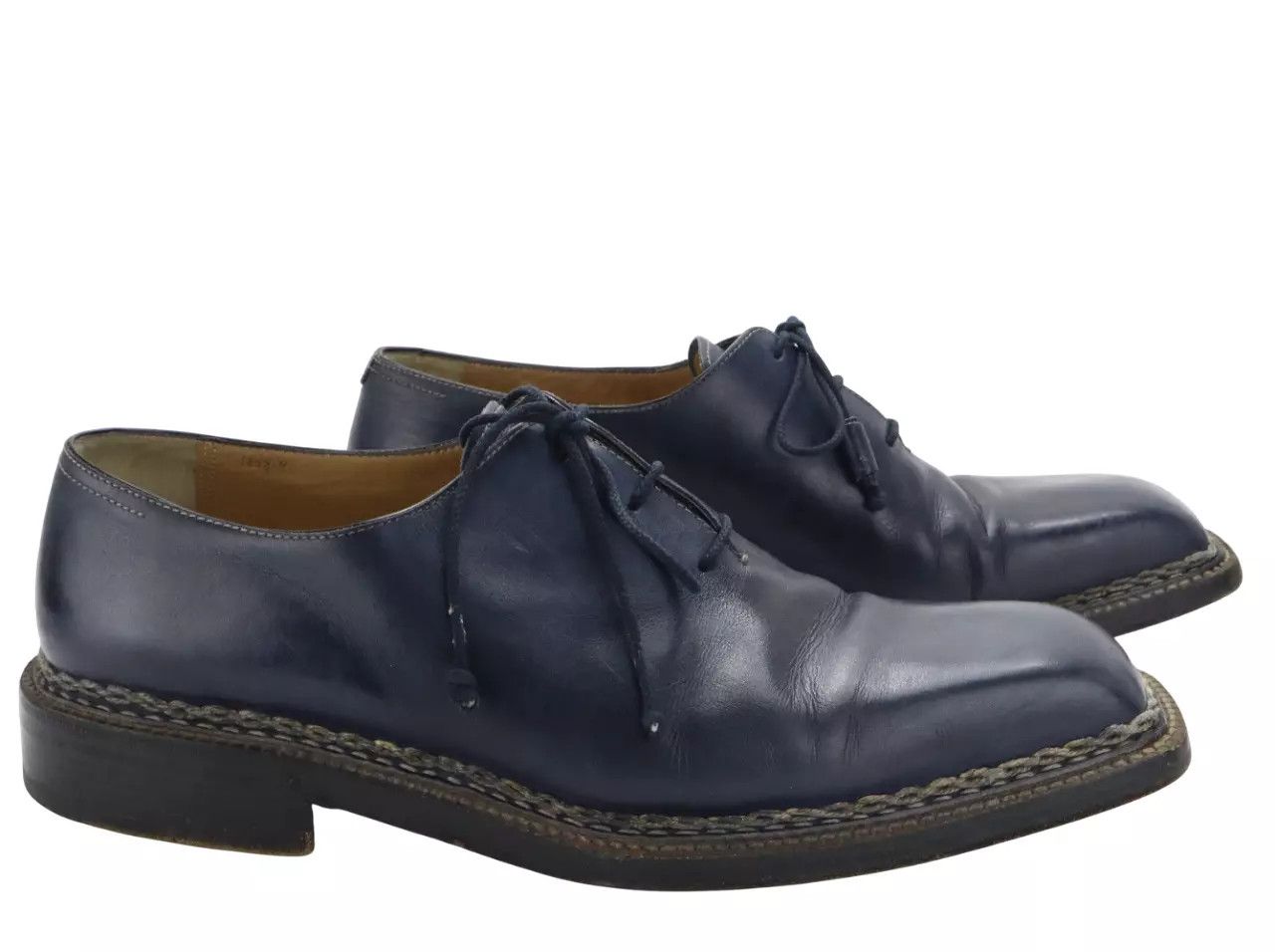 Other Stefanobi by Mauro Volponi Shoes Men's UK 9.5 Rigid Leather Size US 10.5 / EU 43-44 - 4 Thumbnail