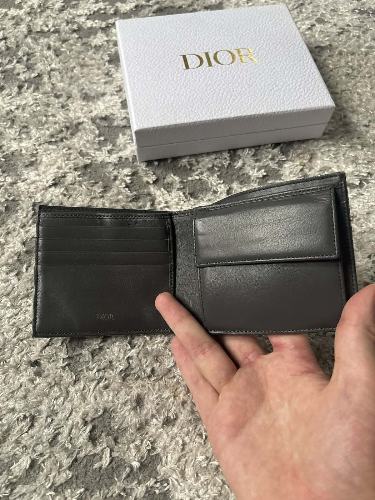 Dior Dior silver monogram wallet with coin pocket Size ONE SIZE - 8 Thumbnail