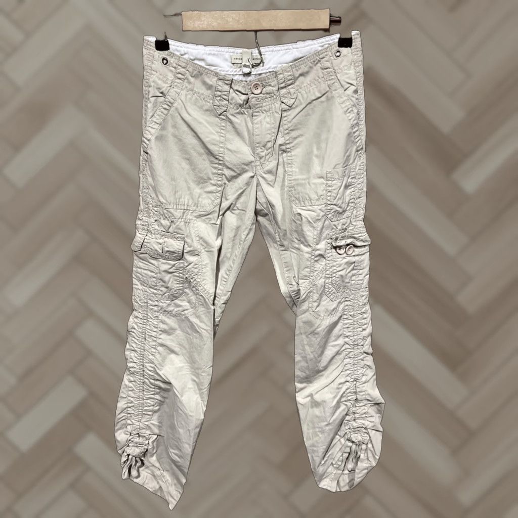 Abercrombie & Fitch VINTAGE Abercrombie & Fitch Cargo Pants Women L Beige Tan Army Cargo Pants Size 36" / US 14 / IT 50 - 1 Thumbnail