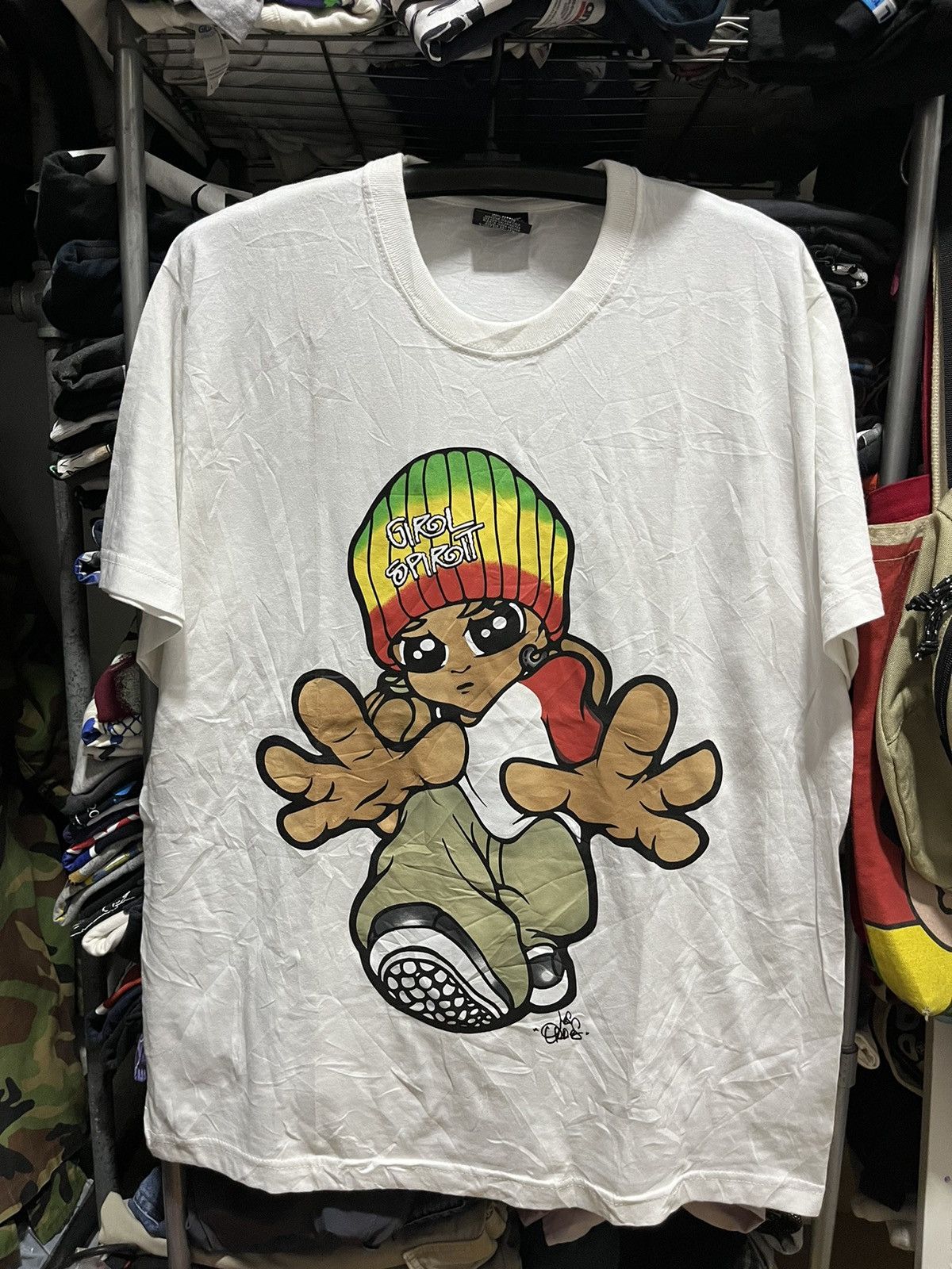 Vintage Girl Spirit Y2K B-boy Graphic Tee Size US L / EU 52-54 / 3 - 1 Thumbnail