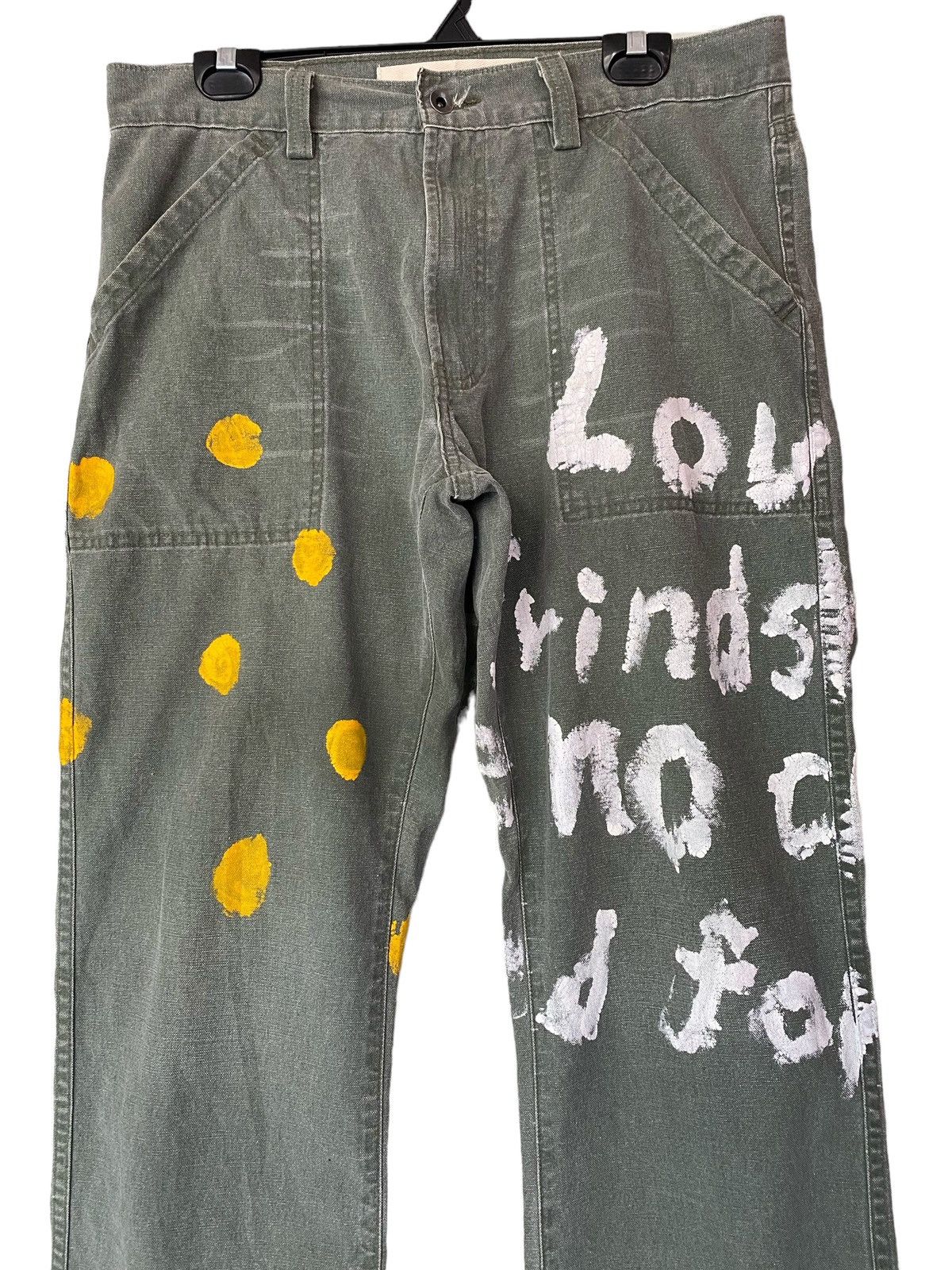 Gap Gap X Army Art Design Cotton Pant W35” Size US 35 - 2 Thumbnail