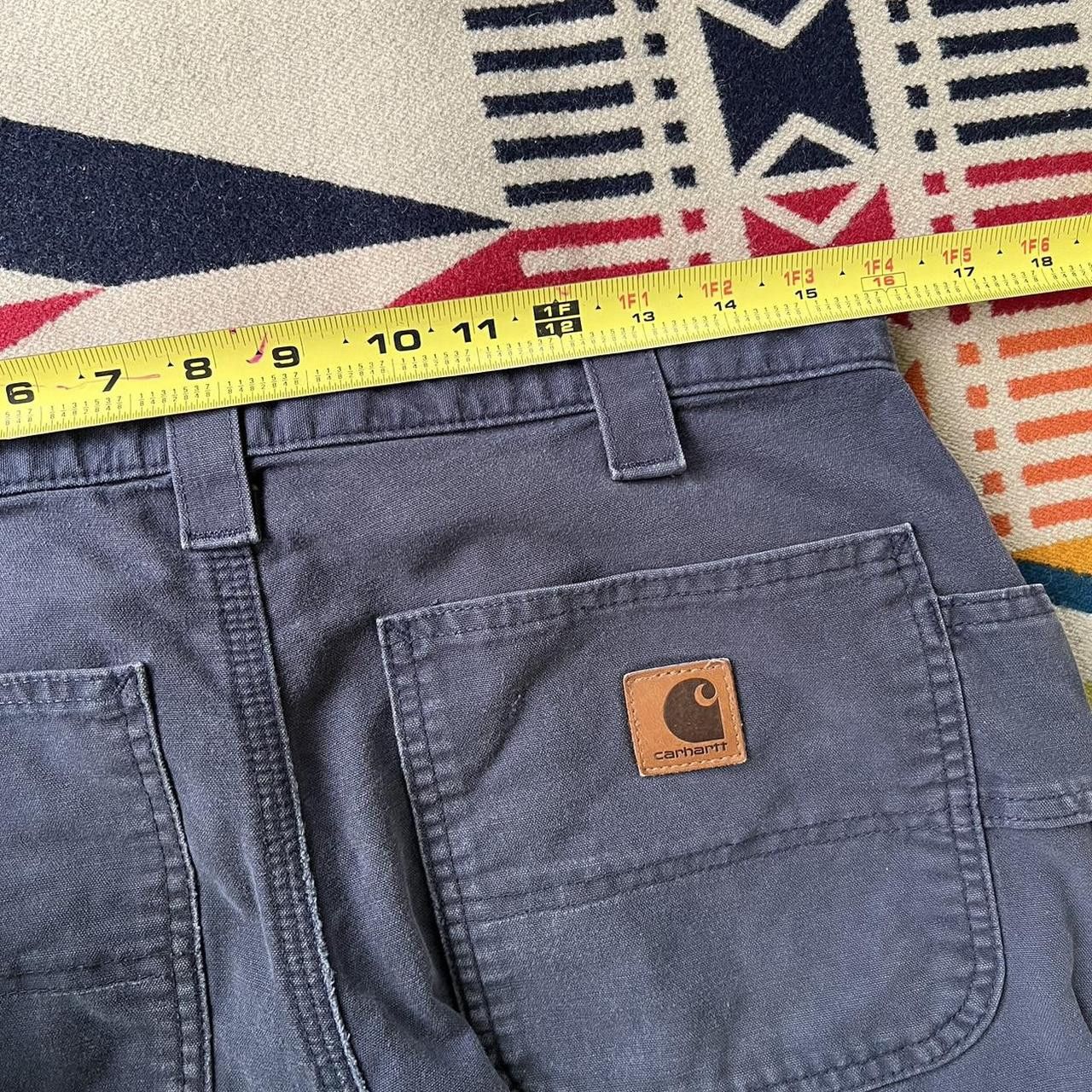 Carhartt × Vintage Carhartt B25 PTB Petrol Blue Carpenter Short Size US 32 / EU 48 - 5 Thumbnail