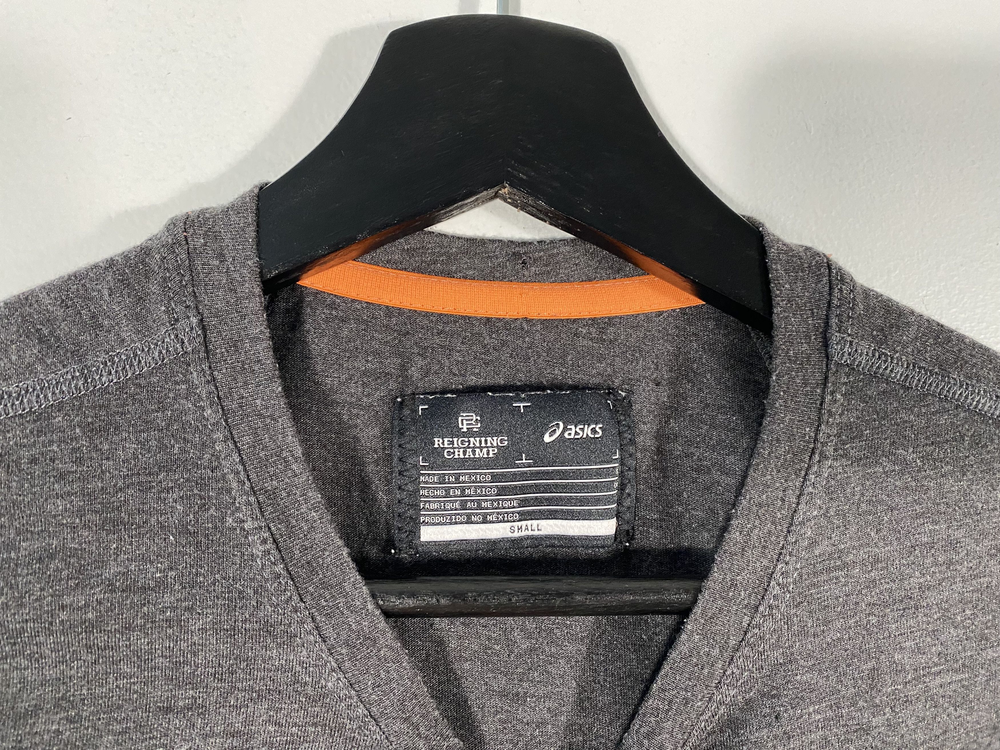 Asics × Reigning Champ Reigning Champ x Asics Basic athletic tee gray Size US S / EU 44-46 / 1 - 4 Thumbnail