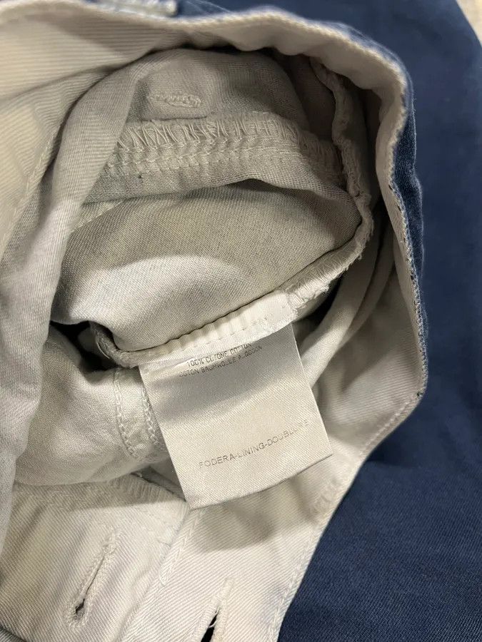 Gucci 2000s Gucci Navy & White Avant-Garde Slim Pants Size US 30 / EU 46 - 14 Thumbnail