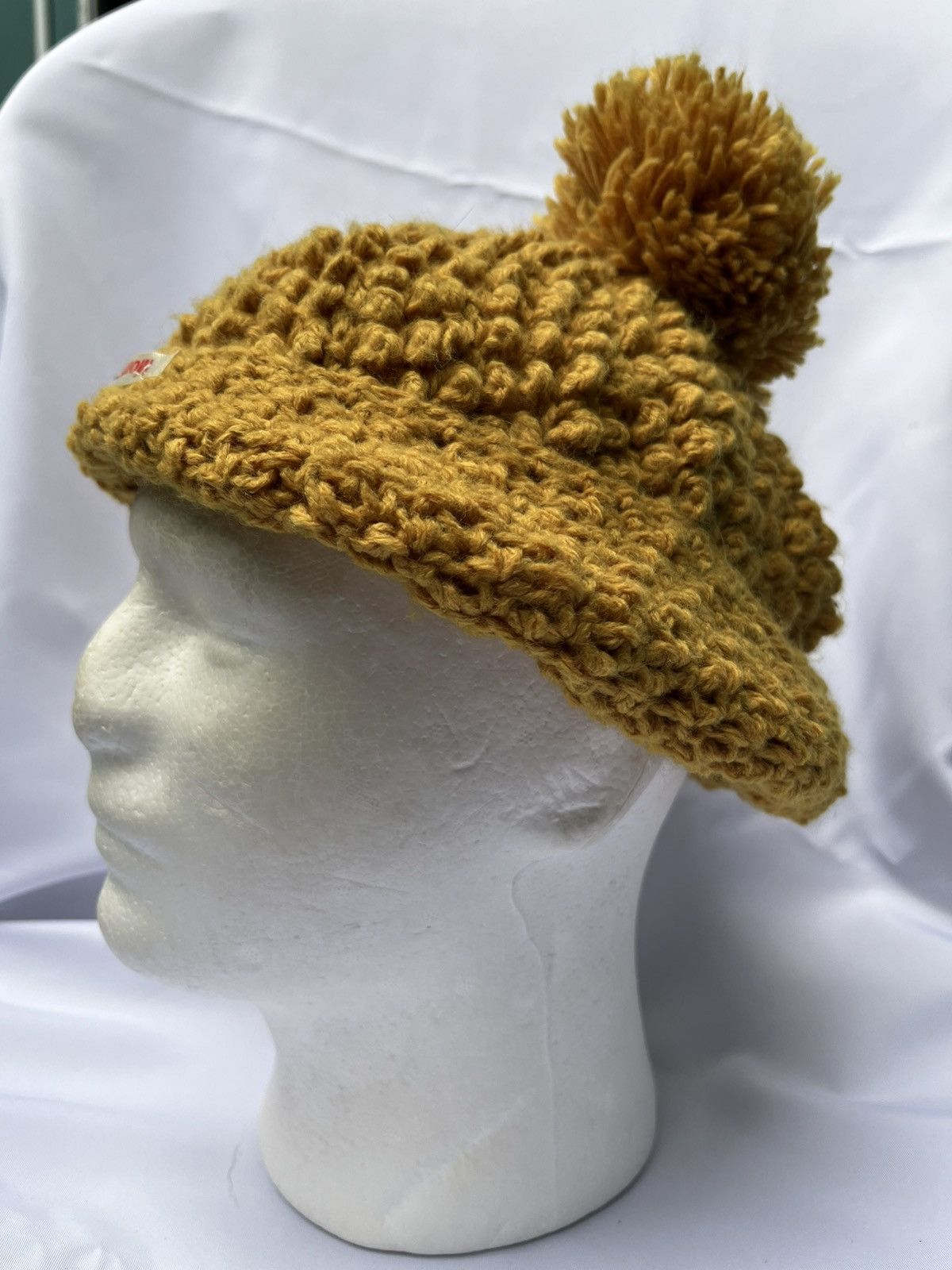 Japanese Brand × Vintage Knitted Winter Momo Beanie Hats Size ONE SIZE - 2 Thumbnail
