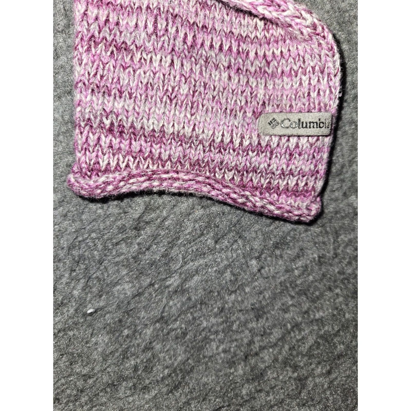 Vintage Columbia Sweater Womens Medium Purple Striped Turtleneck Knit Stretch Casual Size M / US 6-8 / IT 42-44 - 6 Thumbnail