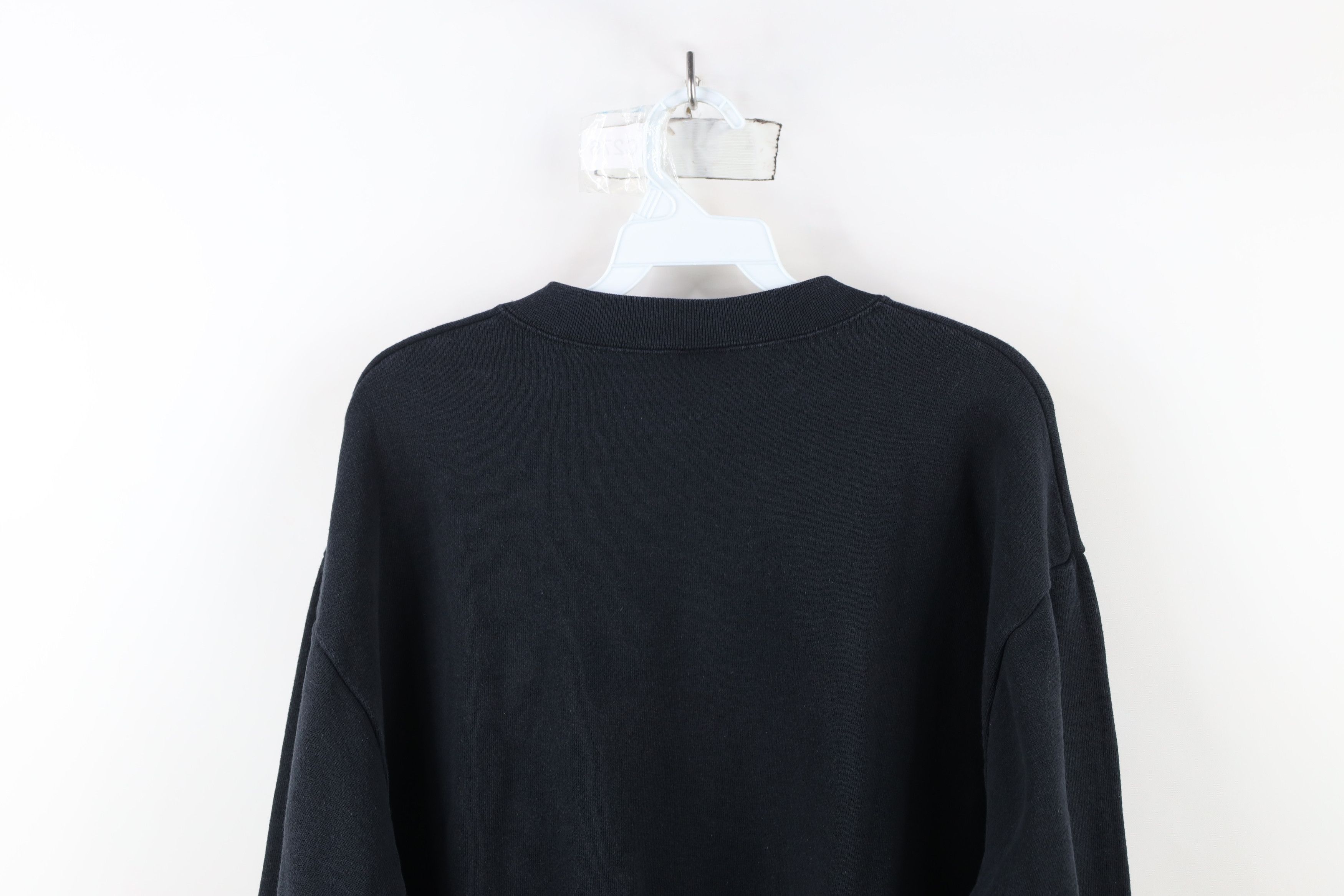 Vintage Vintage 90s Computer Nerd C Dos Run Sweatshirt Black USA Size US L / EU 52-54 / 3 - 12 Thumbnail