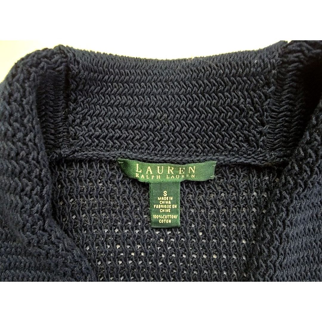 Lauren Ralph Lauren Lauren Ralph Lauren Navy Blue Knit Cardigan Sweater Small Size S / US 4 / IT 40 - 7 Thumbnail