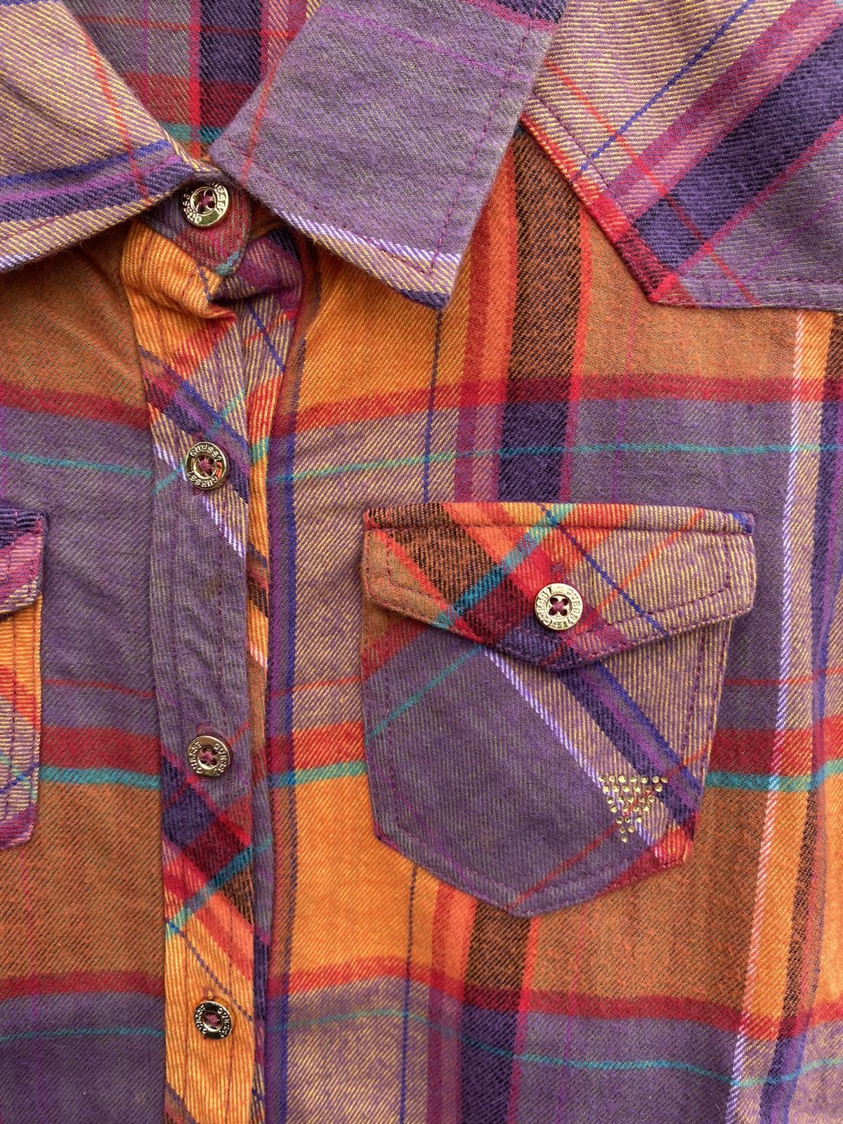Guess Guess Jeans Japanese Flannel Los Angeles Diamond Details Size M / US 6-8 / IT 42-44 - 9 Thumbnail