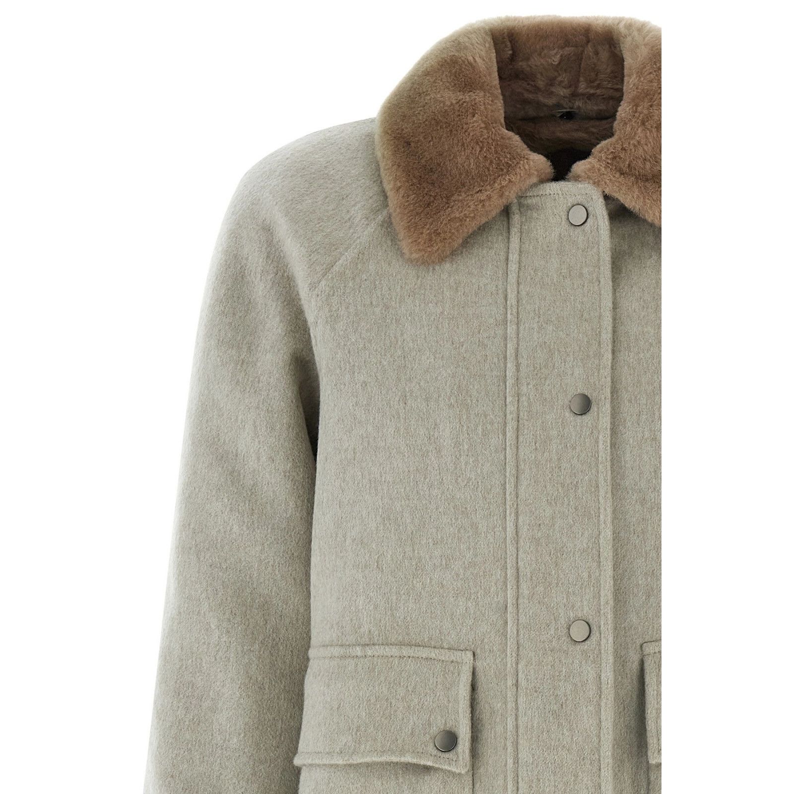 Brunello Cucinelli BRUNELLO CUCINELLI Beige Cashmere Jacket New & Authentic (Wo Size XS / US 0-2 / IT 36-38 - 4 Thumbnail