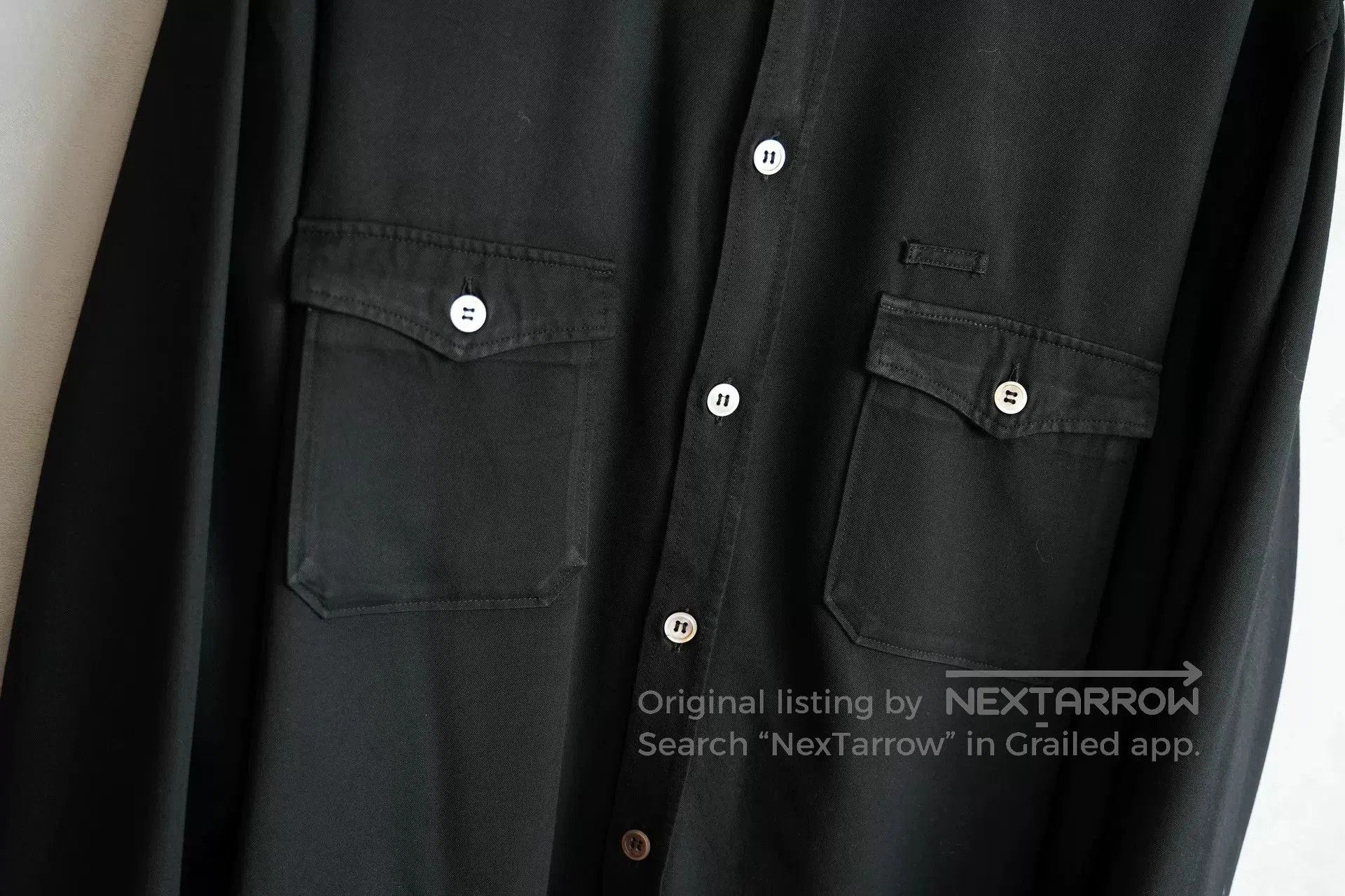 Yohji Yamamoto Yohji Yamamoto Y's for men 90SS silk shirt. Size US M / EU 48-50 / 2 - 2 Thumbnail