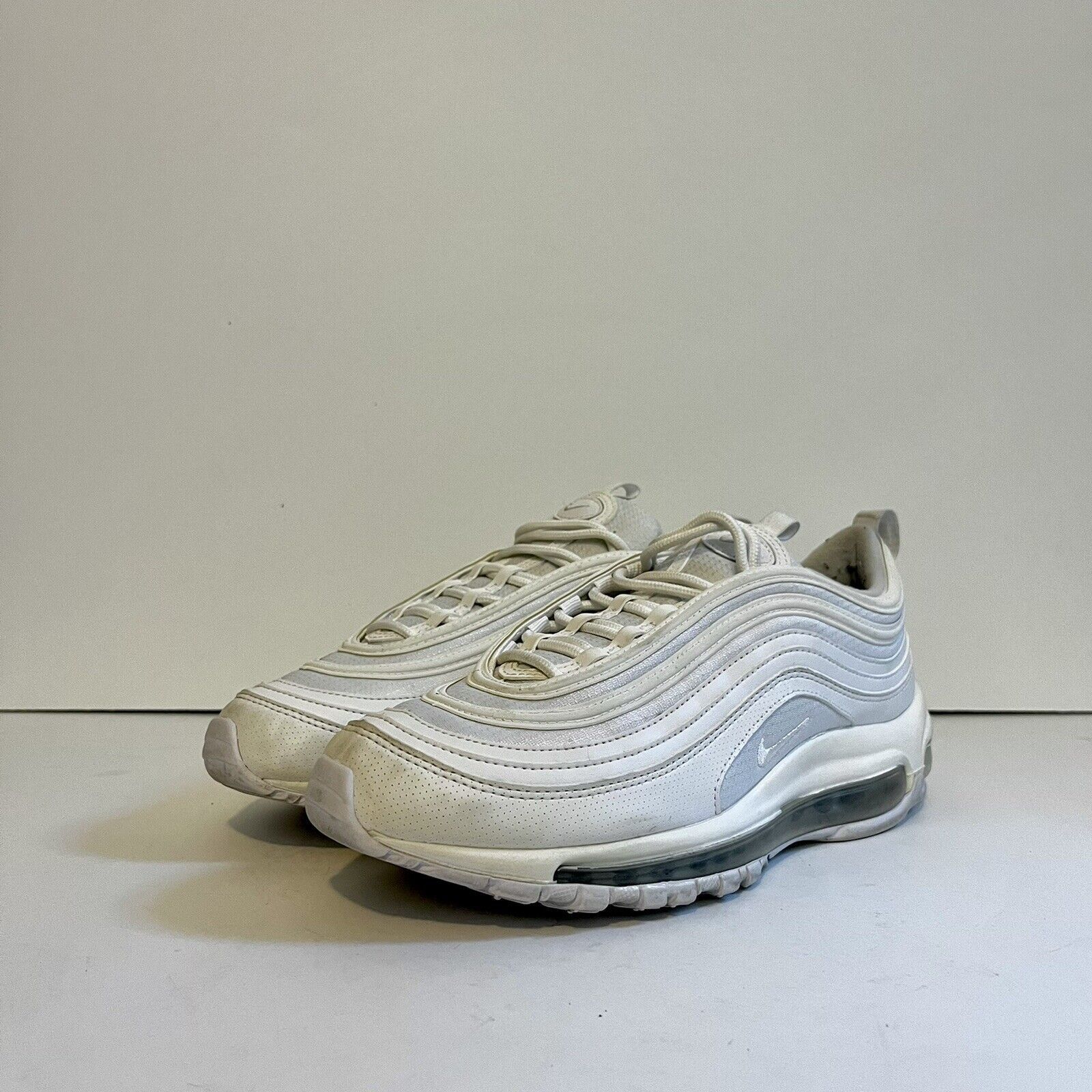 Nike 2020 Nike Air Max 97 Triple White GS 921522-104 Rare Sz 7Y Size US 8.5 / IT 38.5 - 2 Thumbnail