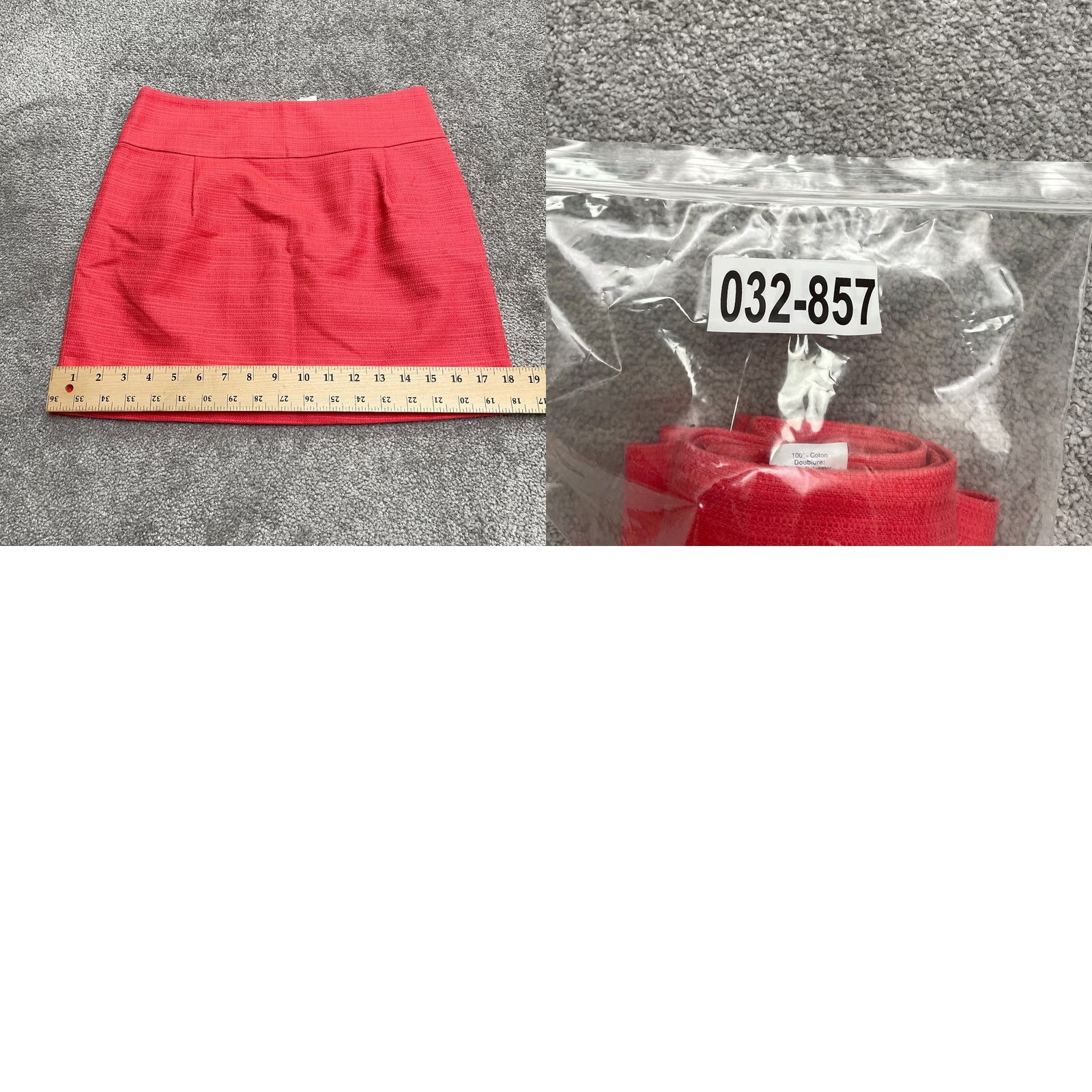 J.Crew J.CREW Tweed Skirt Womens 0 Short Pencil Lined Back Zip Orange Casual Work Vintage: No Size 25" / US 0 / IT 36 - 8 Thumbnail