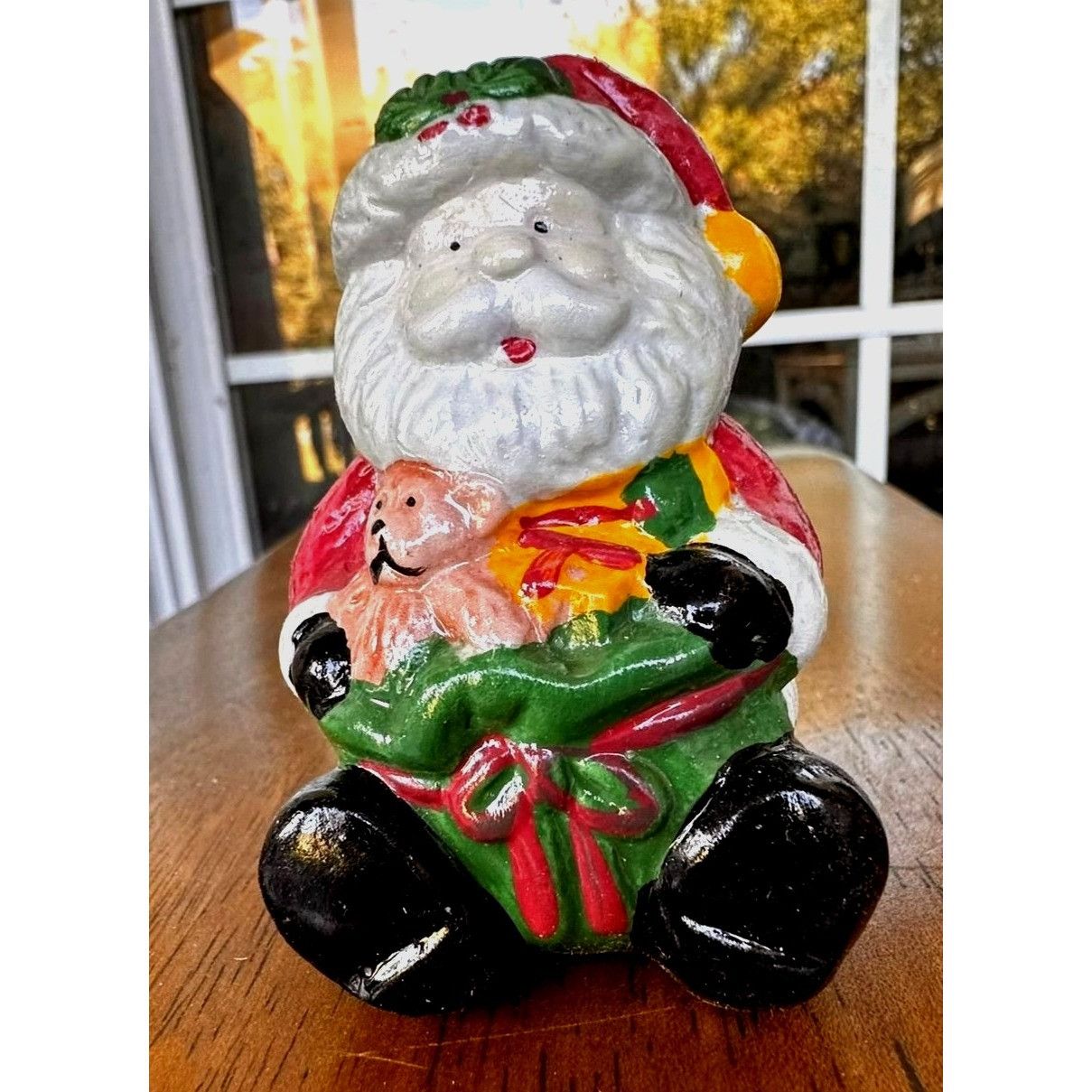 Handmade × Vintage Santa Claus Salt Pepper Shakers Christmas Bear New in Box Vi Size ONE SIZE - 3 Thumbnail