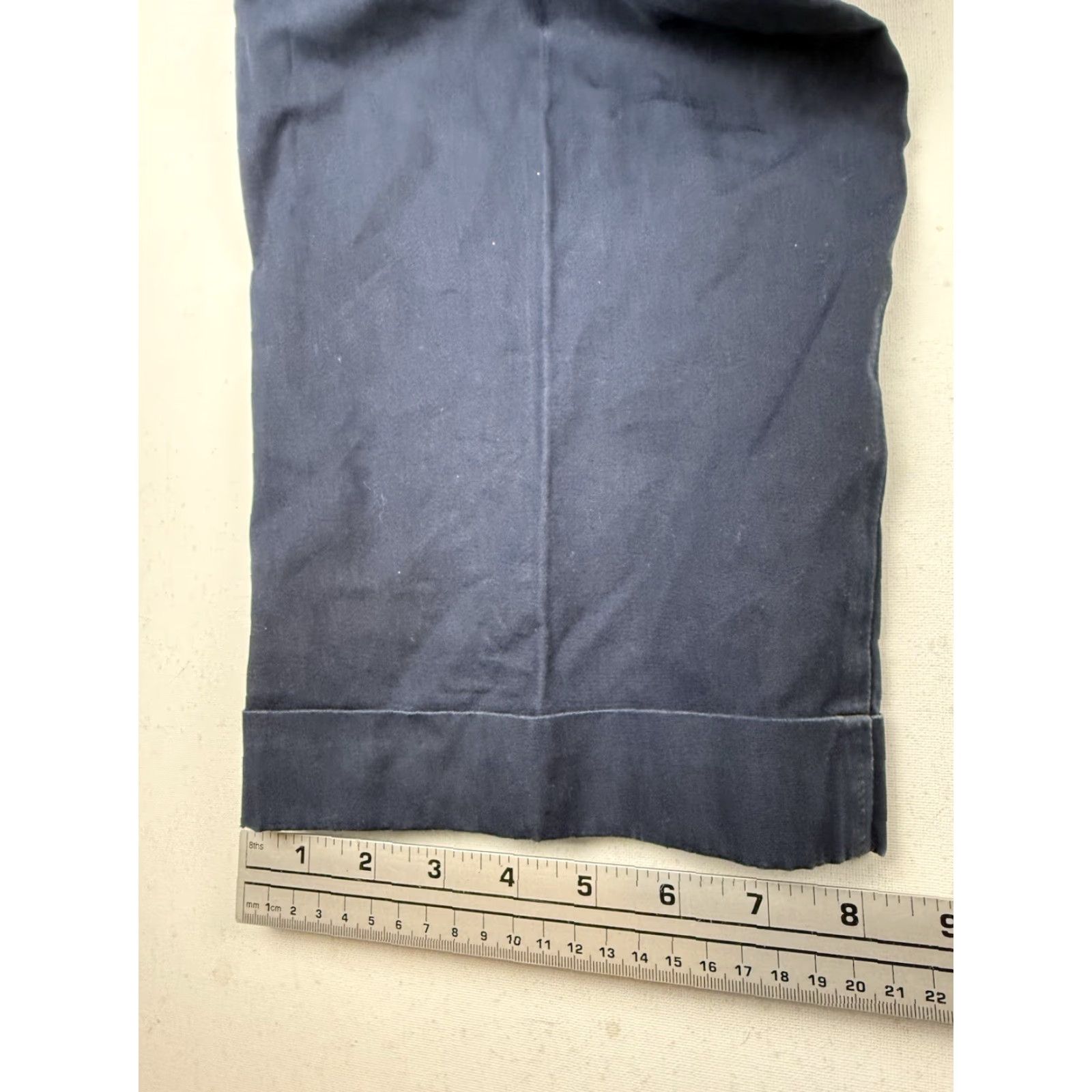 Polo Ralph Lauren VINTAGE Polo Ralph Lauren Mens Pants Hammond Chino 38x32 Navy Blue Tapered Slashed Pocket Button Zipper Logo 90s USA College Preppy Size US M / EU 48-50 / 2 - 2 Thumbnail
