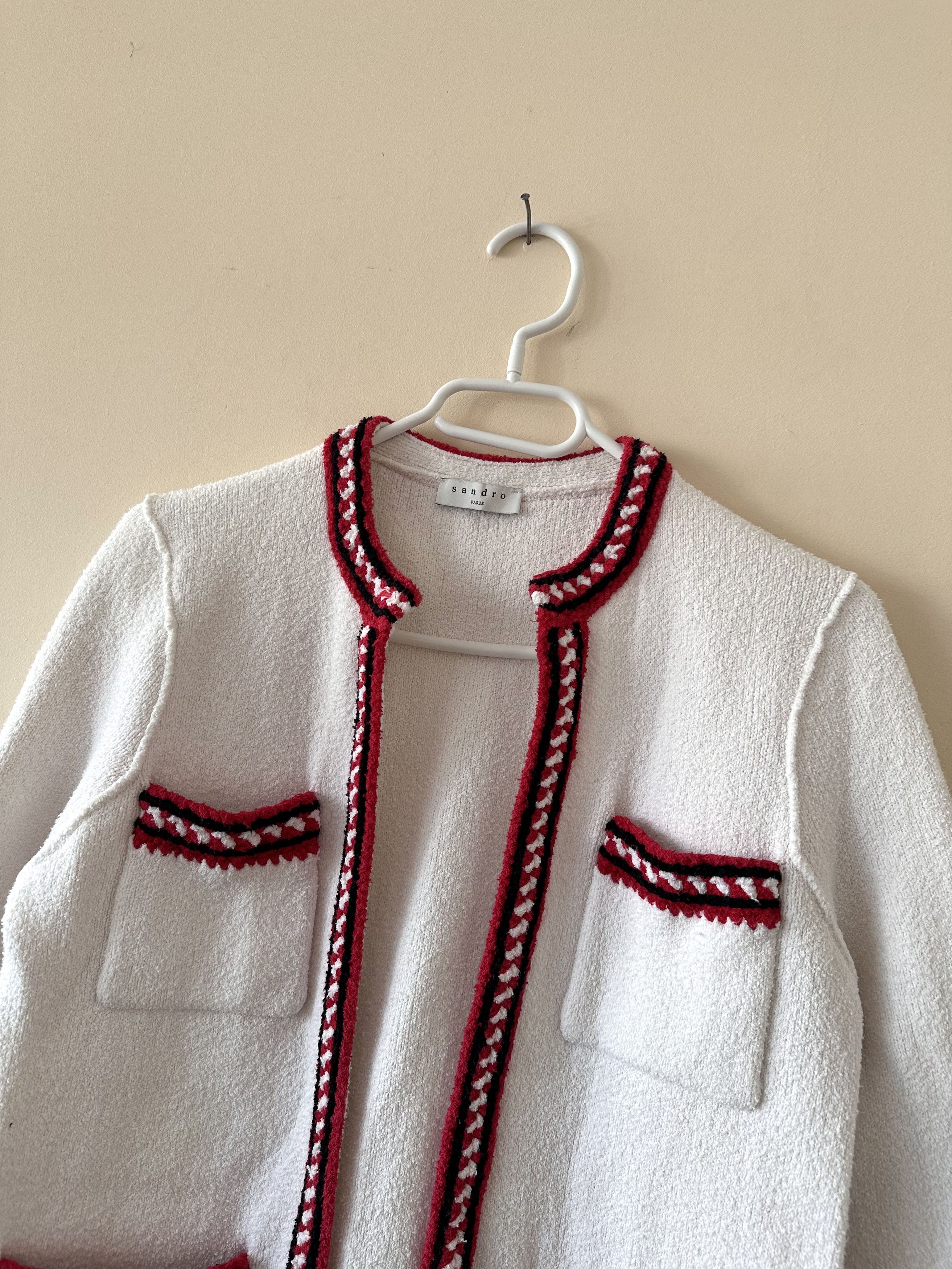 Designer × Sandro Sandro Paris Luce Chunky Cardigan sweater Size S / US 4 / IT 40 - 9 Thumbnail