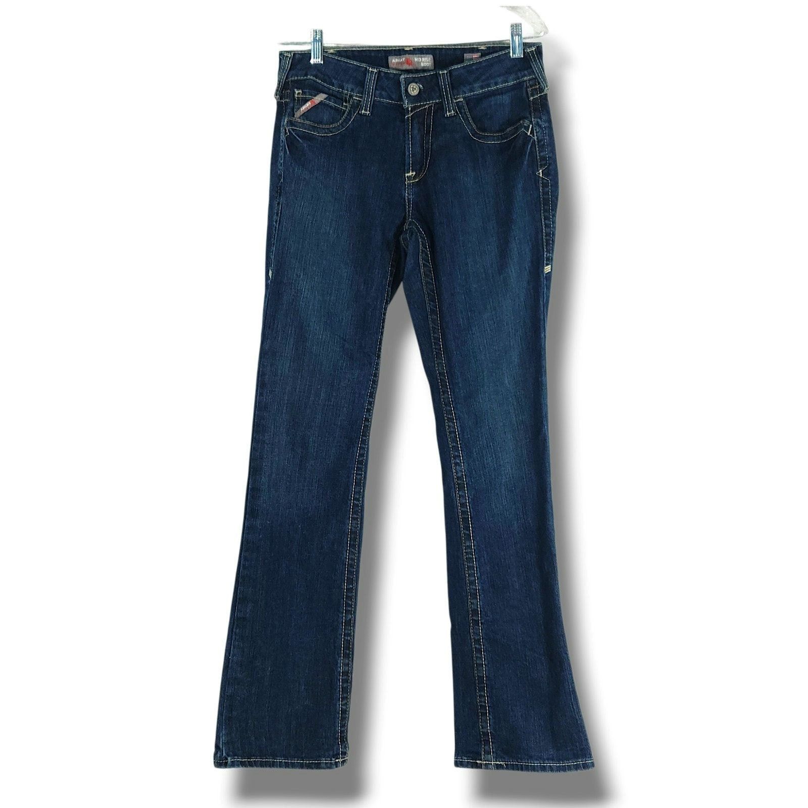 Ariat Ariat FR Mid Rise Bootcut Denim Jeans Arc Rated CAT 2 28Rx34 Size 28" / US 6 / IT 42 - 3 Thumbnail