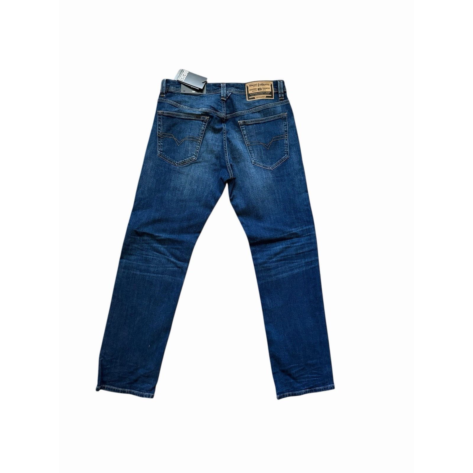 Diesel Diesel Mens Larkee Straight Jeans RB062 Blue $225 Size 30/32 Size US 30 / EU 46 - 4 Thumbnail