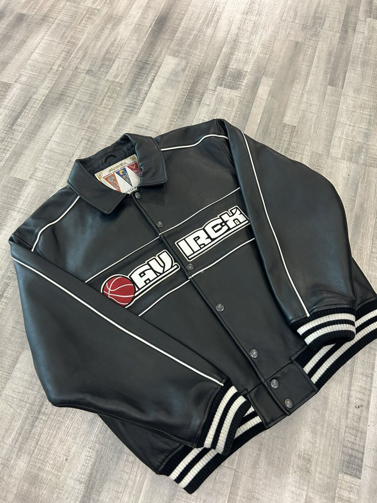 Avirex Avirex Leather Basketball Varsity Jacket Size US XXL / EU 58 / 5 - 3 Thumbnail