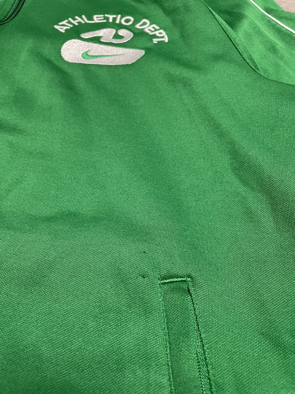 Nike Vintage Nike Athletic Dept. Green Track Jacket Size US M / EU 48-50 / 2 - 9 Thumbnail