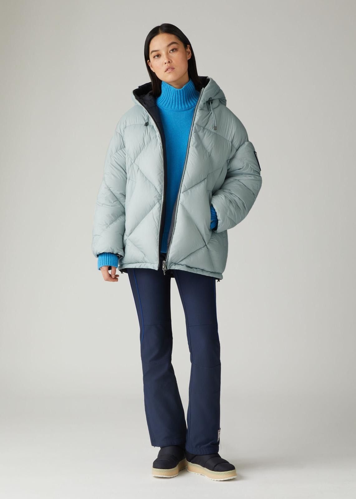 Loro Piana o1srvl11e0824 Reversible Puffer Jacket in Light Blue/Navy Size XL / US 12-14 / IT 48-50 - 3 Thumbnail