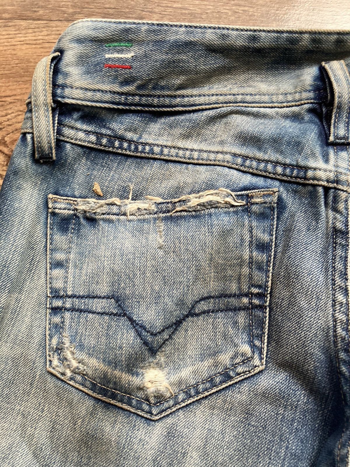Diesel × Hysteric Glamour Distressed Italy Diesel denim jeans Size US 27 - 8 Thumbnail
