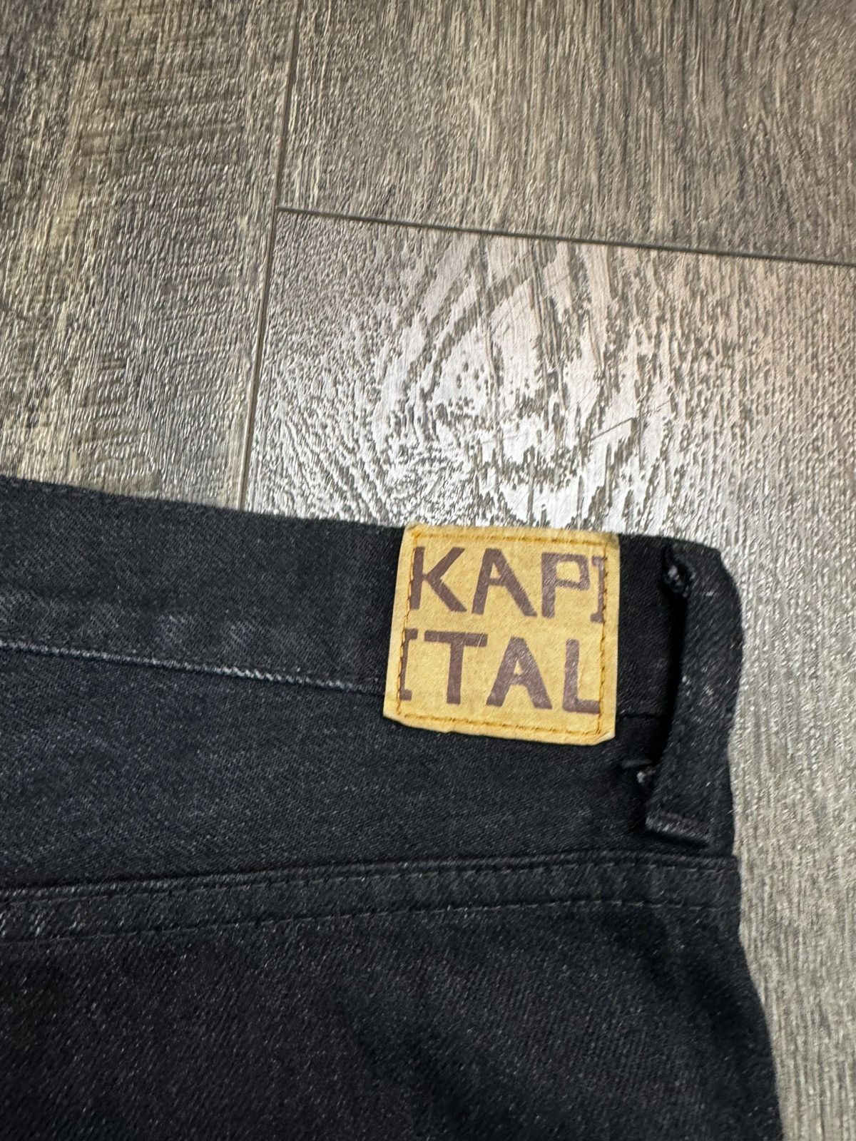 Kapital 14oz Okabellbo Black Denim Size US 36 / EU 52 - 3 Thumbnail
