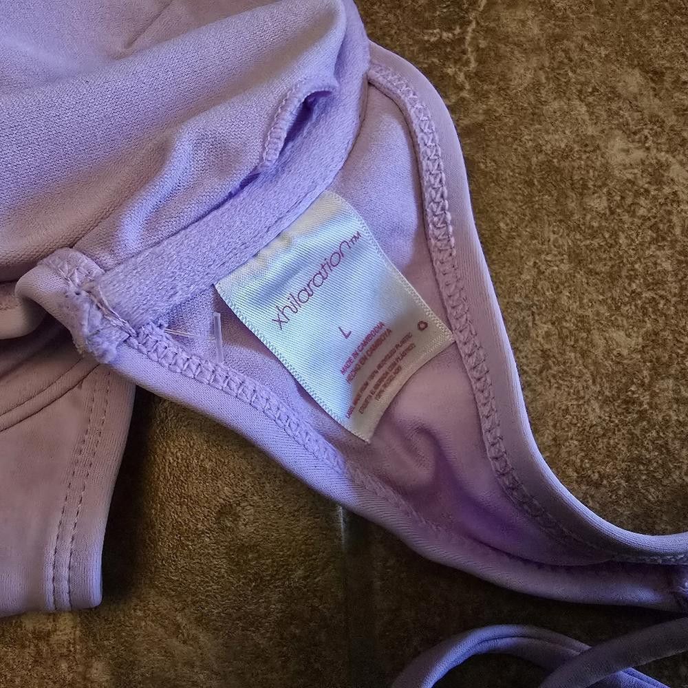 Designer Light Purple XHLN Underwire Bikini Top Size ONE SIZE - 3 Thumbnail