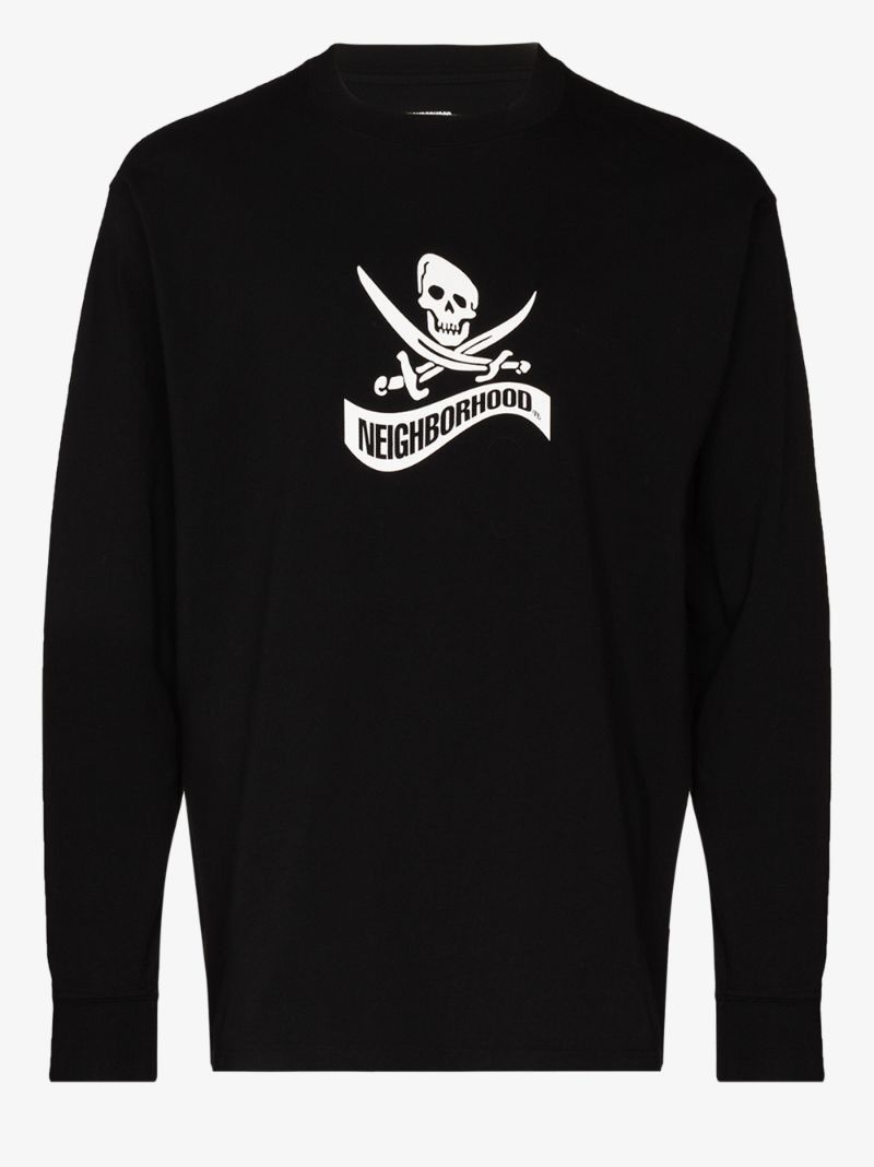 Neighborhood 🔥Neighborhood Distortion 1 Long Sleeve/Pirat Japan T-shirt Size US XL / EU 56 / 4 - 2 Thumbnail