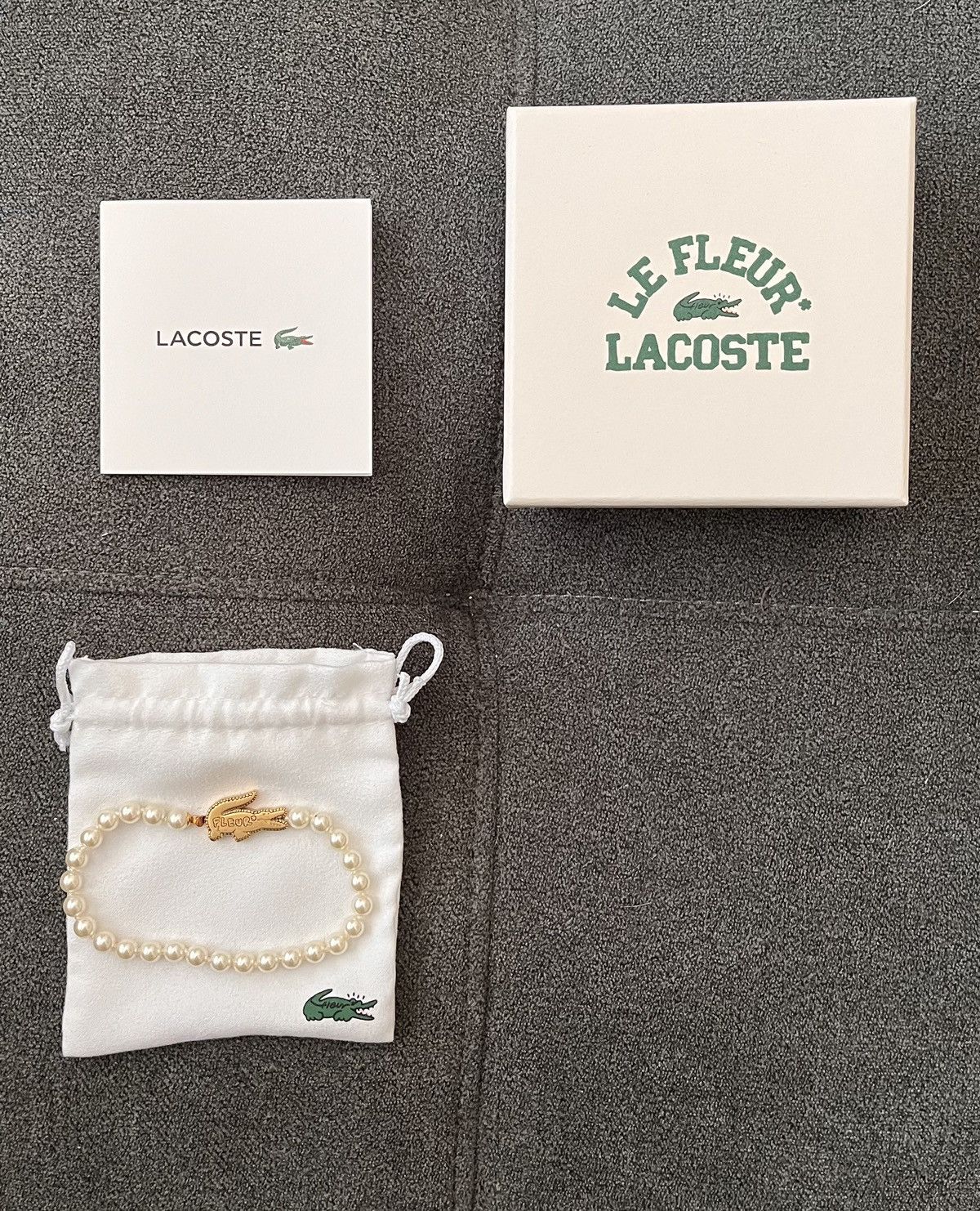 Le Fleur x Lacoste Pearl Bracelet